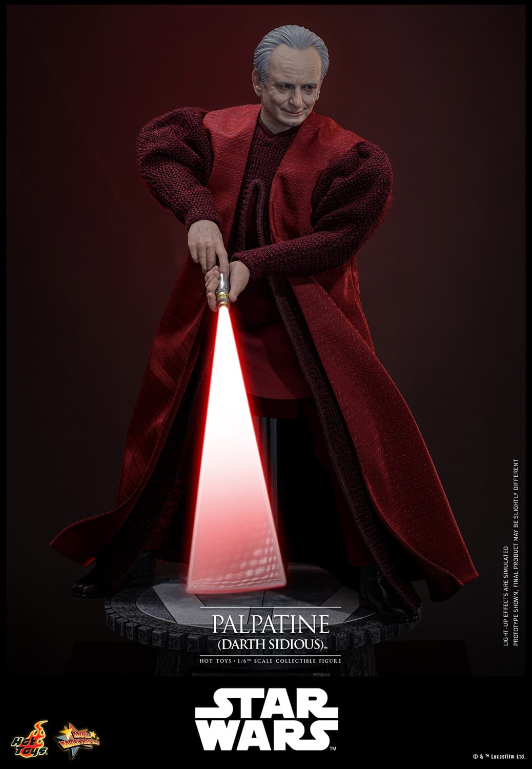 Palpatine Darth Sidious Sixth Scale Figure Limited Star Wars Collectible