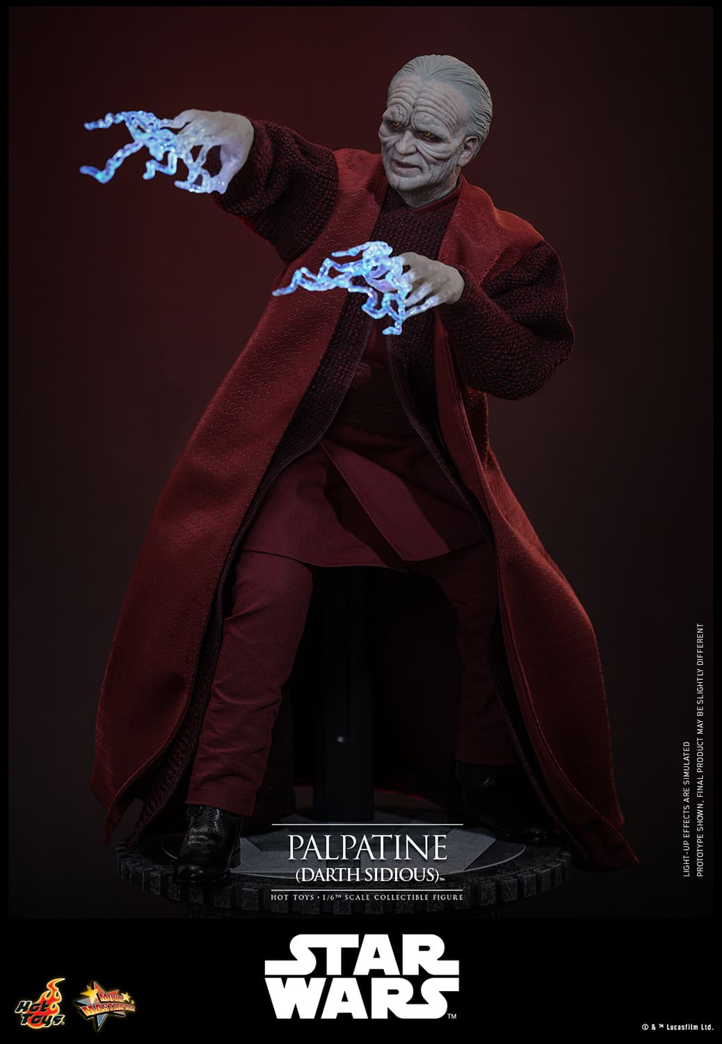 Palpatine Darth Sidious Sixth Scale Figure Limited Star Wars Collectible