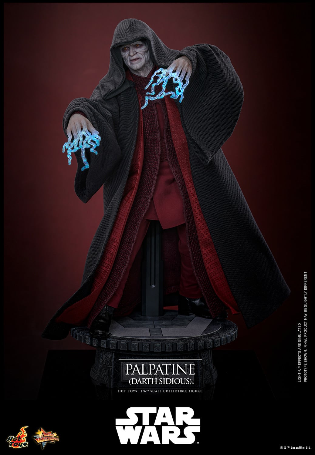 Palpatine Darth Sidious Sixth Scale Figure Limited Star Wars Collectible