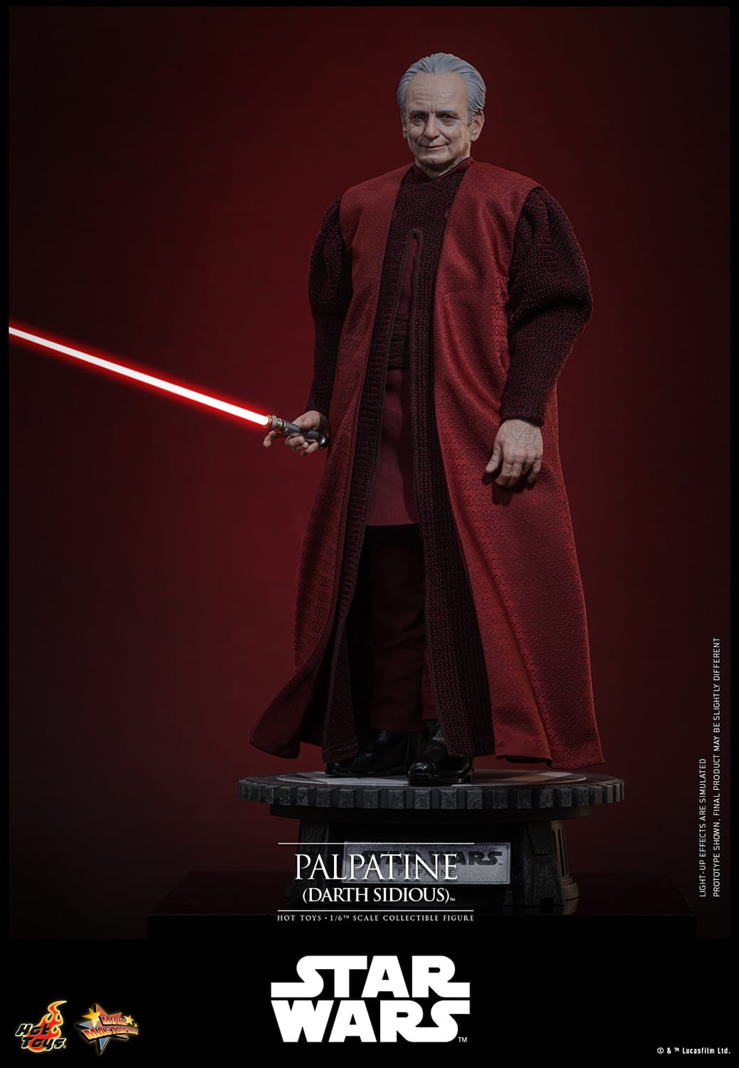 Palpatine Darth Sidious Sixth Scale Figure Limited Star Wars Collectible