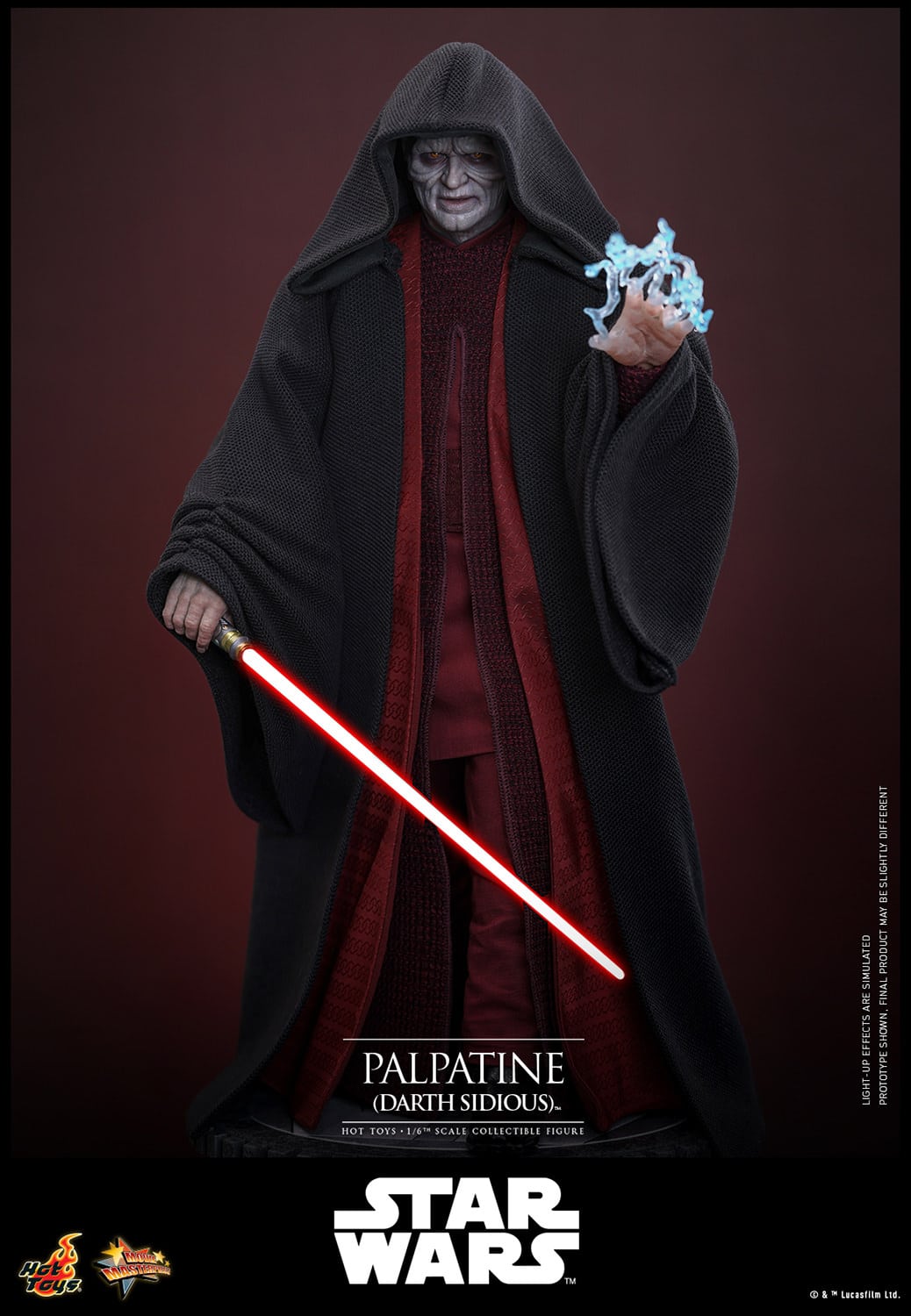 Palpatine Darth Sidious Sixth Scale Figure Limited Star Wars Collectible