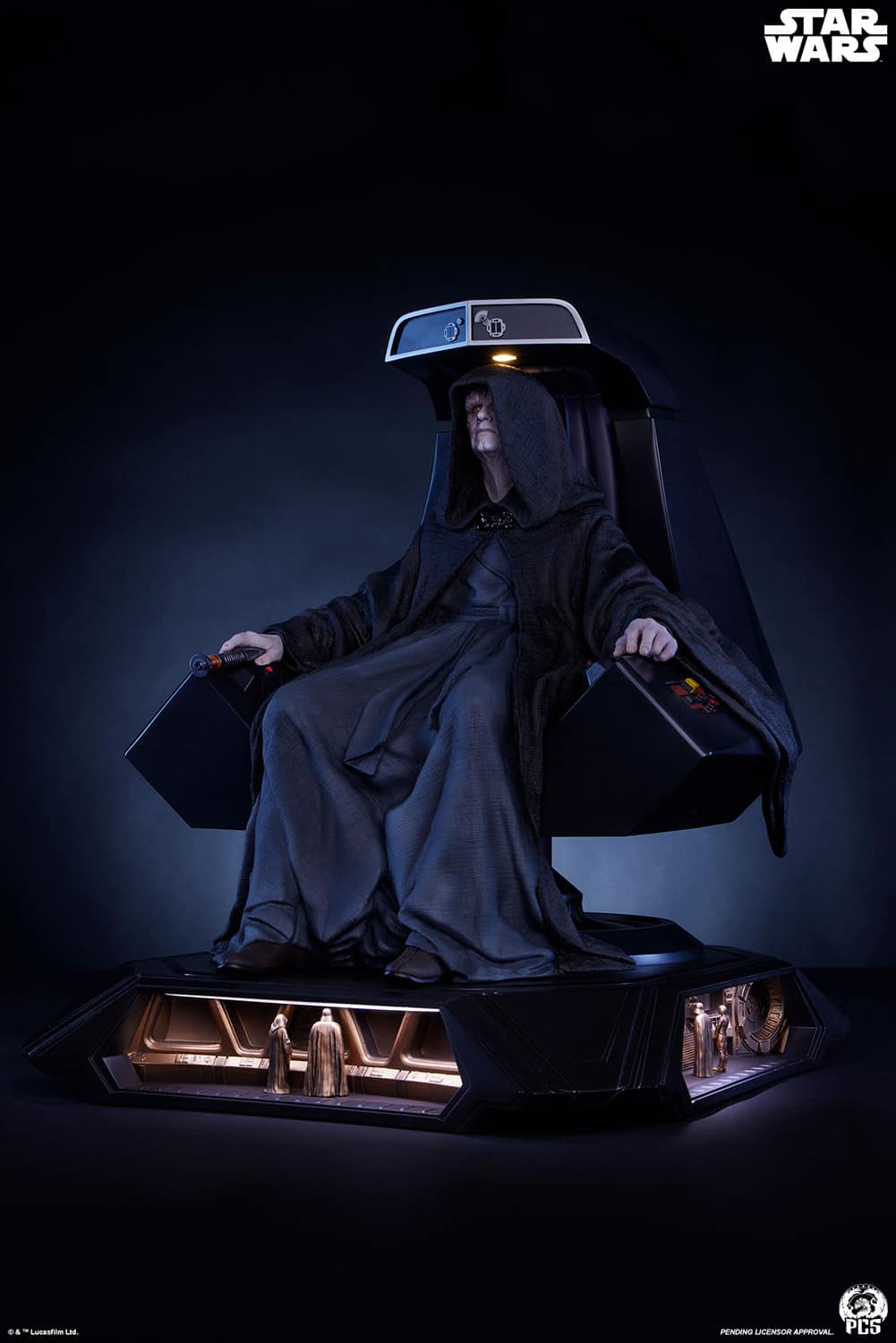 Emperor Palpatine On Throne Statue 1:3 Scale Limited Star Wars Collectible