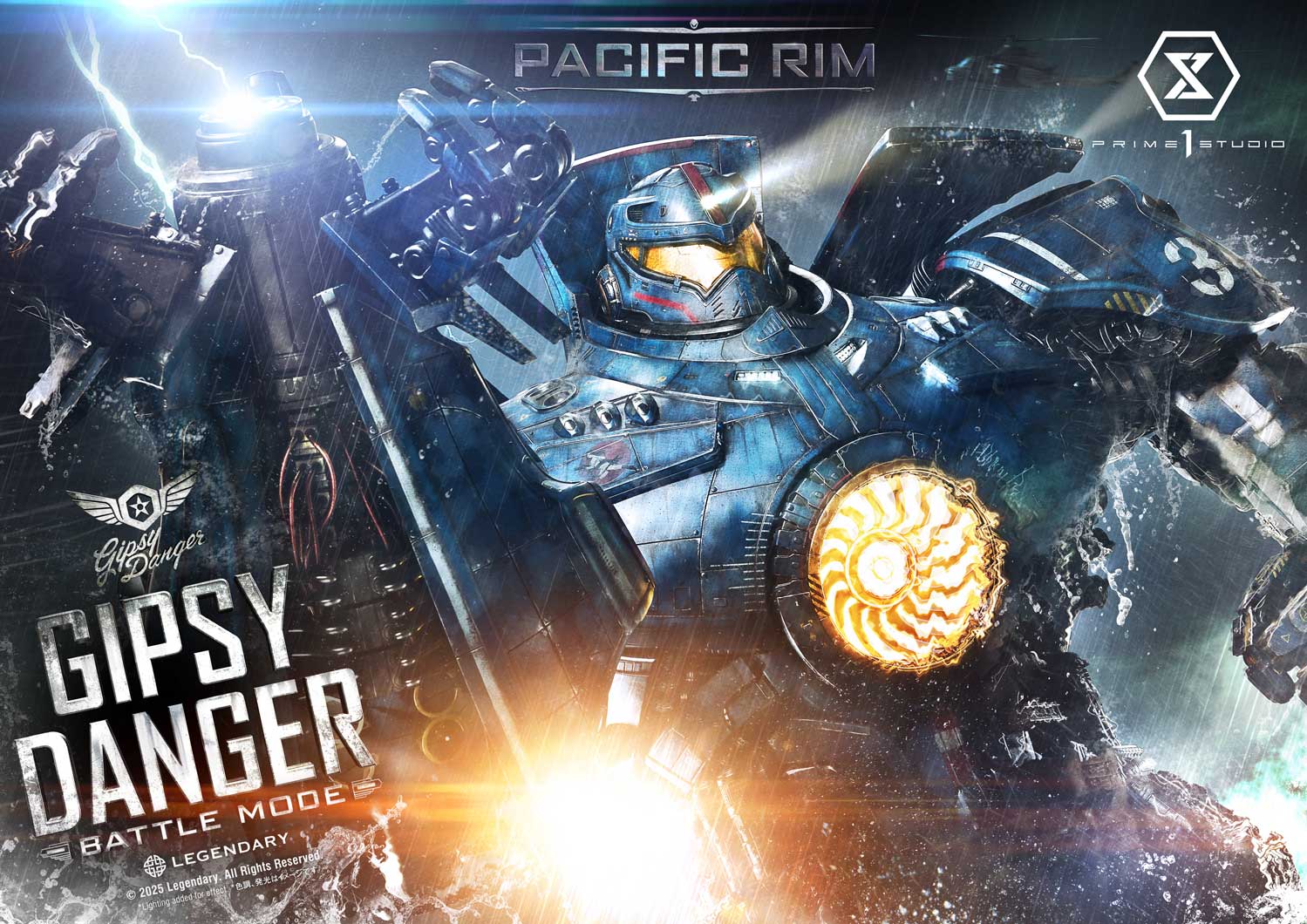 Gipsy Danger Battle Mode Bust Pacific Rim Limited Collectible