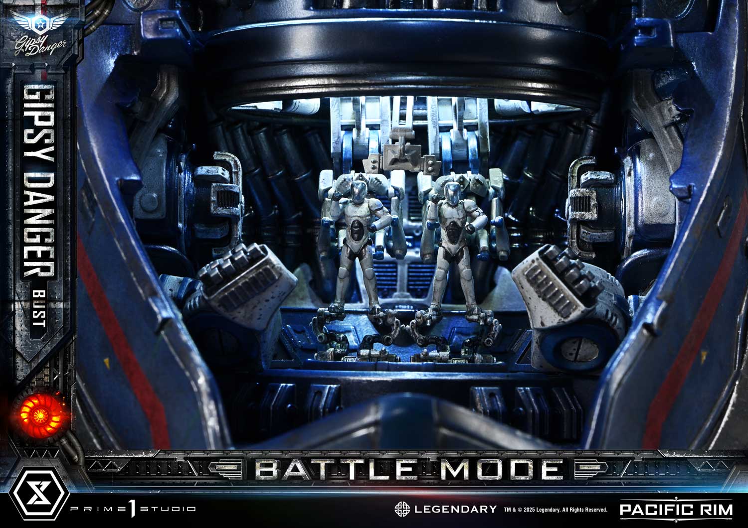 Gipsy Danger Battle Mode Bust Pacific Rim Limited Collectible