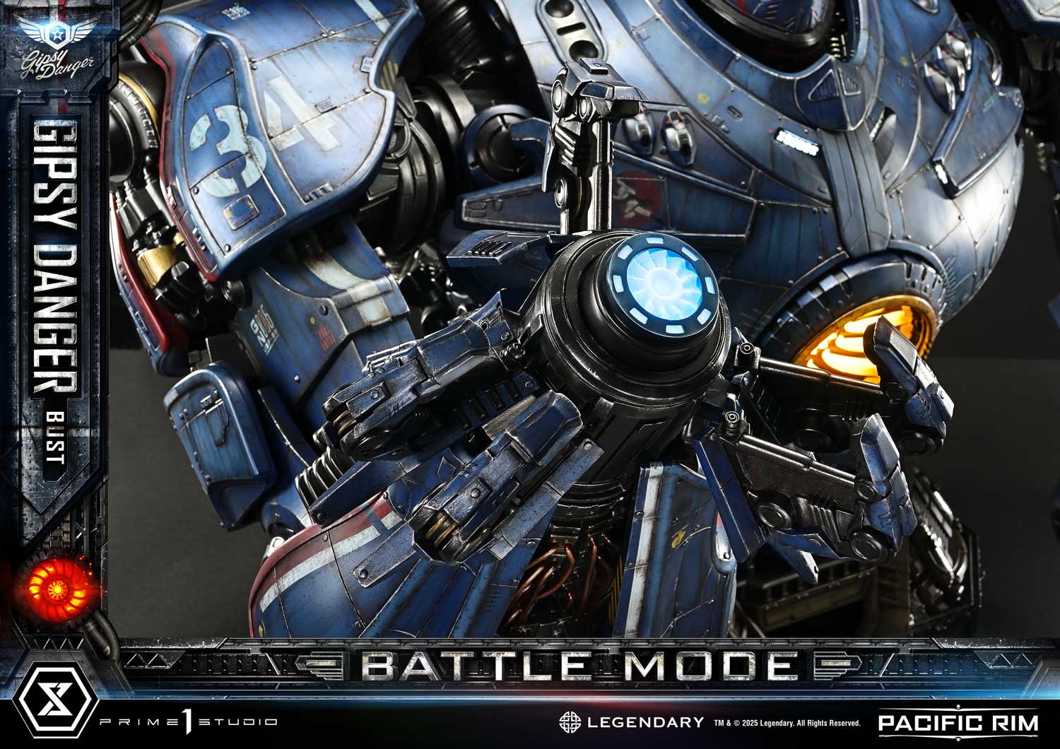Gipsy Danger Battle Mode Bust Pacific Rim Limited Collectible