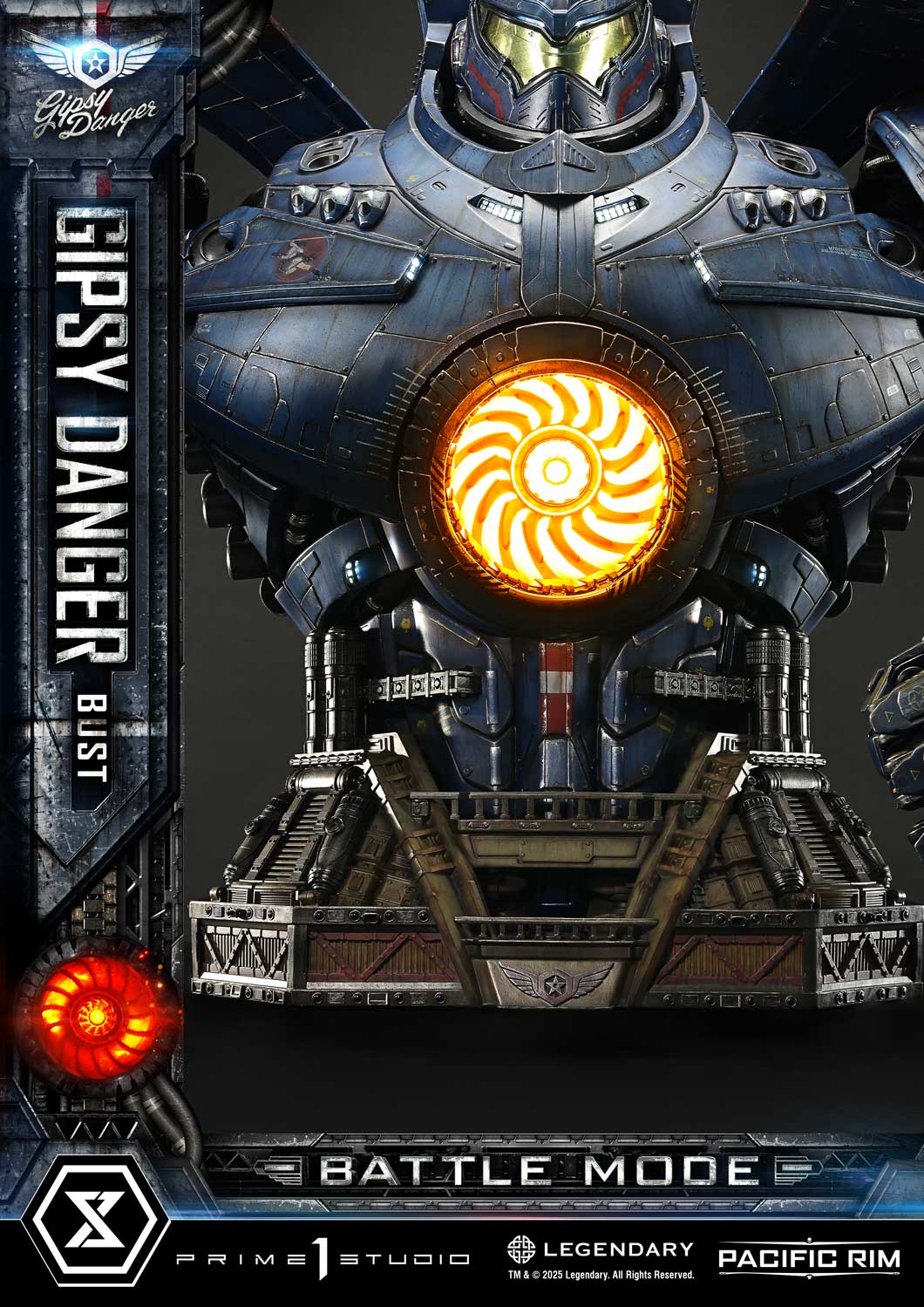 Gipsy Danger Battle Mode Bust Pacific Rim Limited Collectible