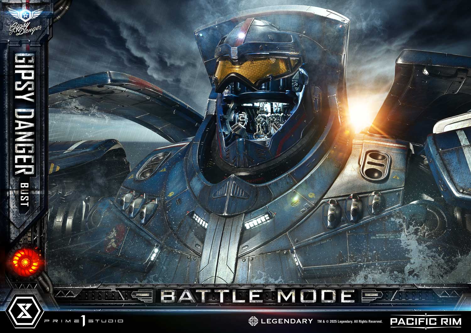 Gipsy Danger Battle Mode Bust Pacific Rim Limited Collectible