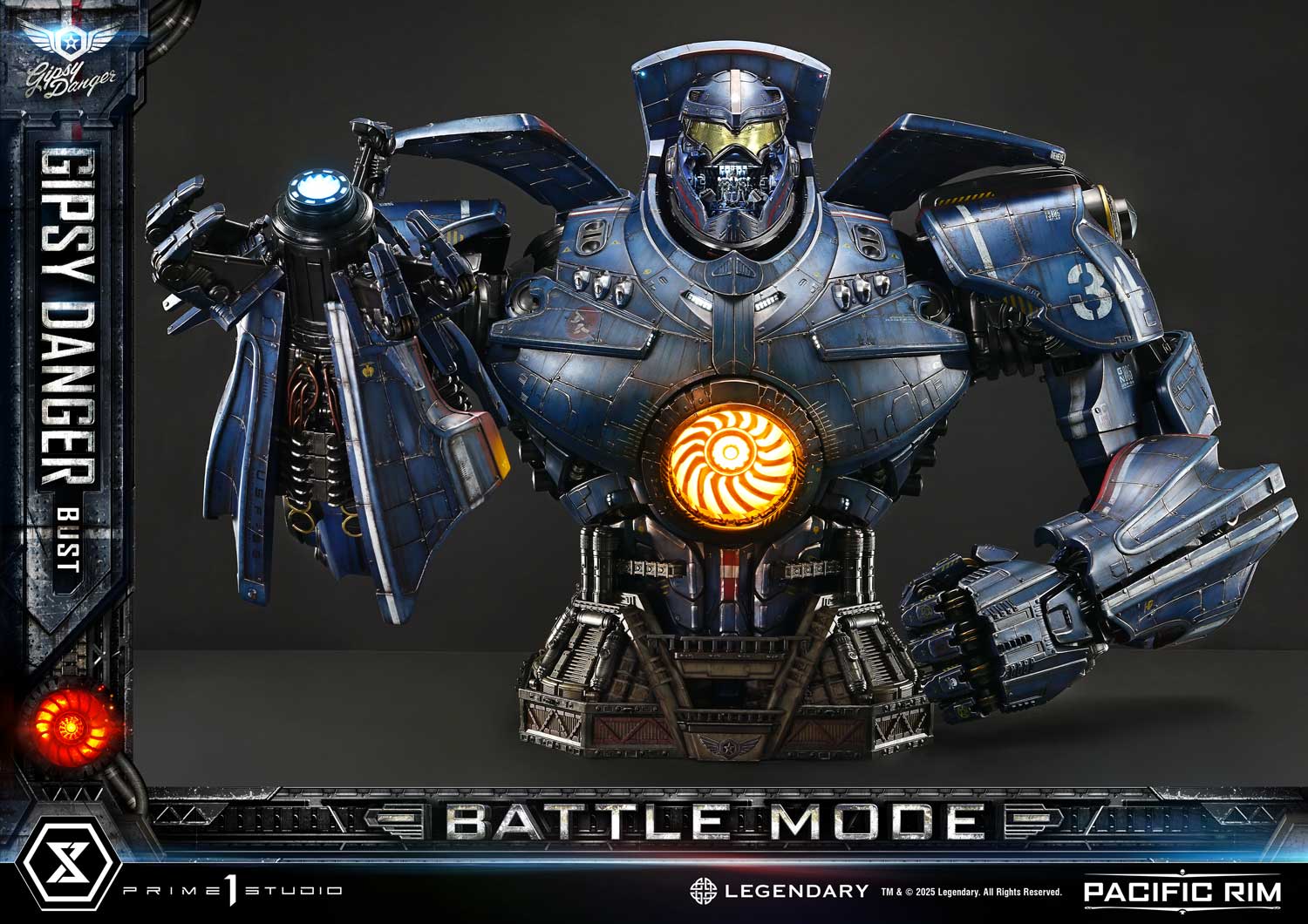 Gipsy Danger Battle Mode Bust Pacific Rim Limited Collectible