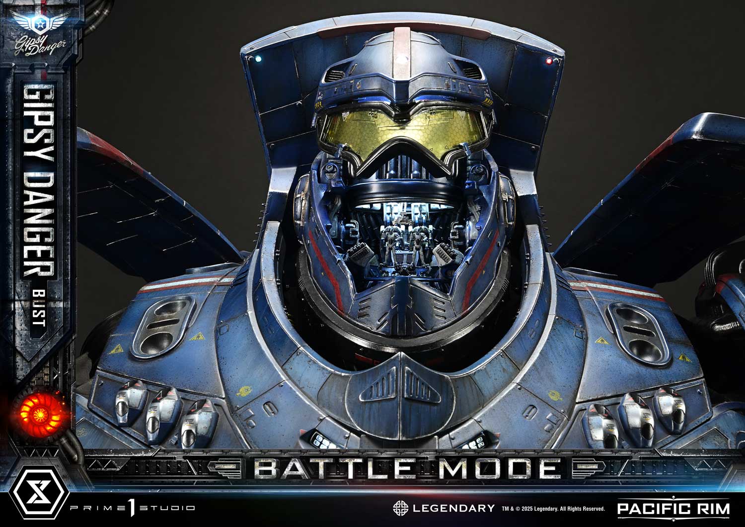 Gipsy Danger Battle Mode Bust Pacific Rim Limited Collectible