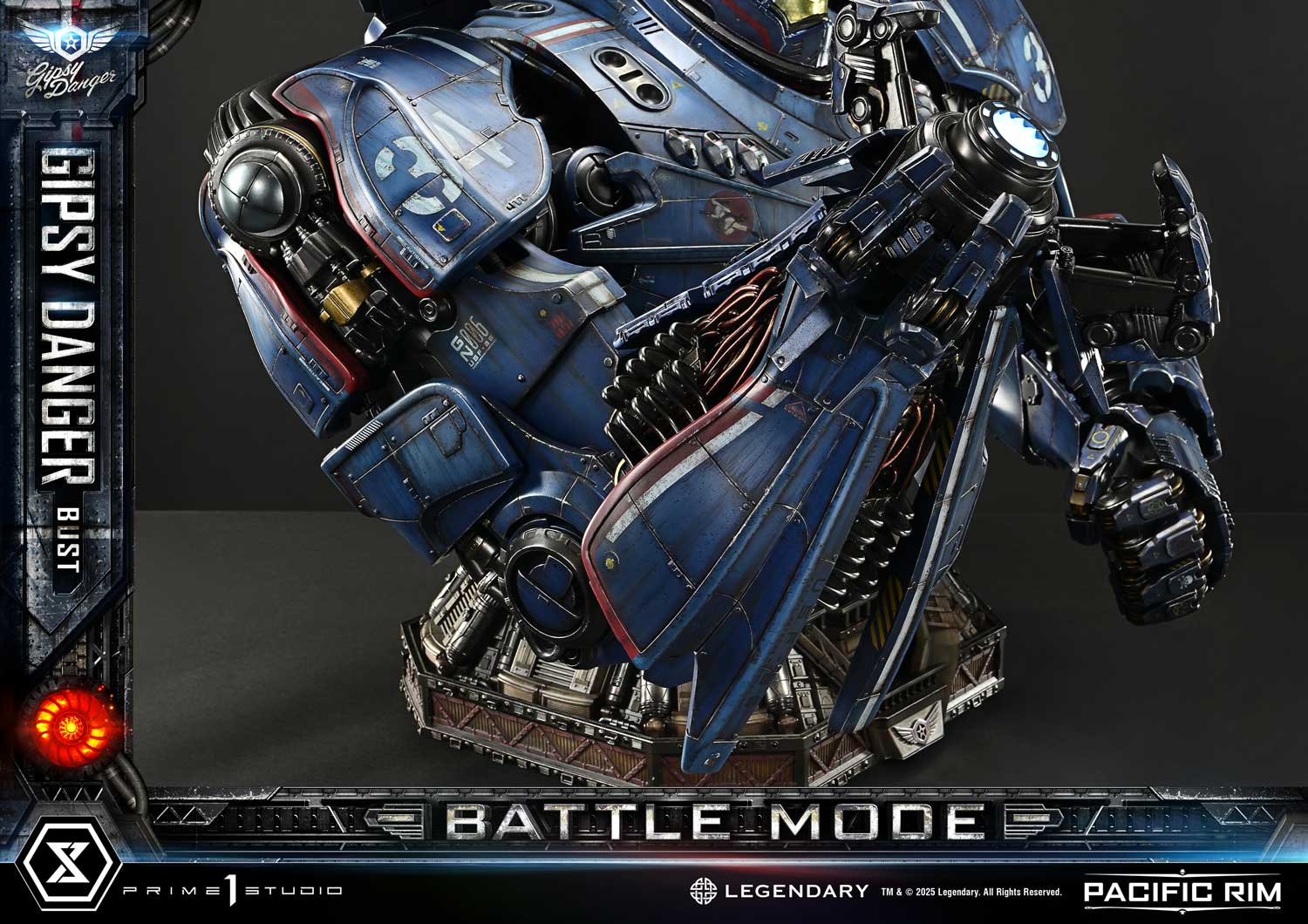 Gipsy Danger Battle Mode Bust Pacific Rim Limited Collectible