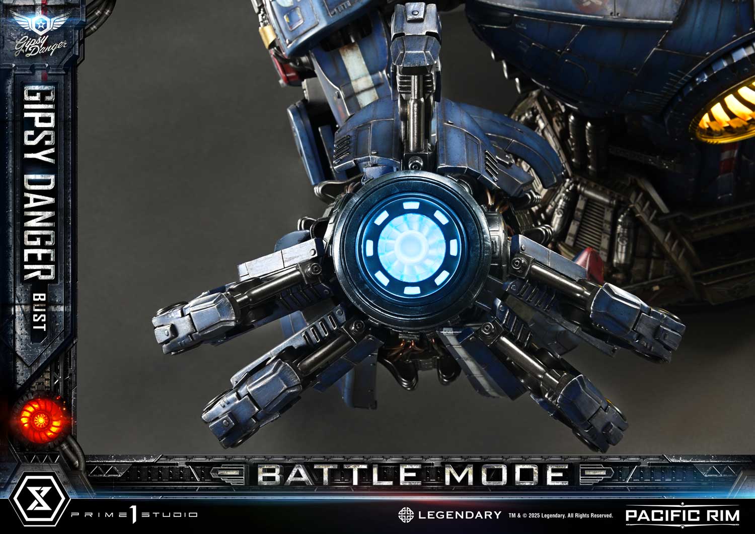 Gipsy Danger Battle Mode Bust Pacific Rim Limited Collectible
