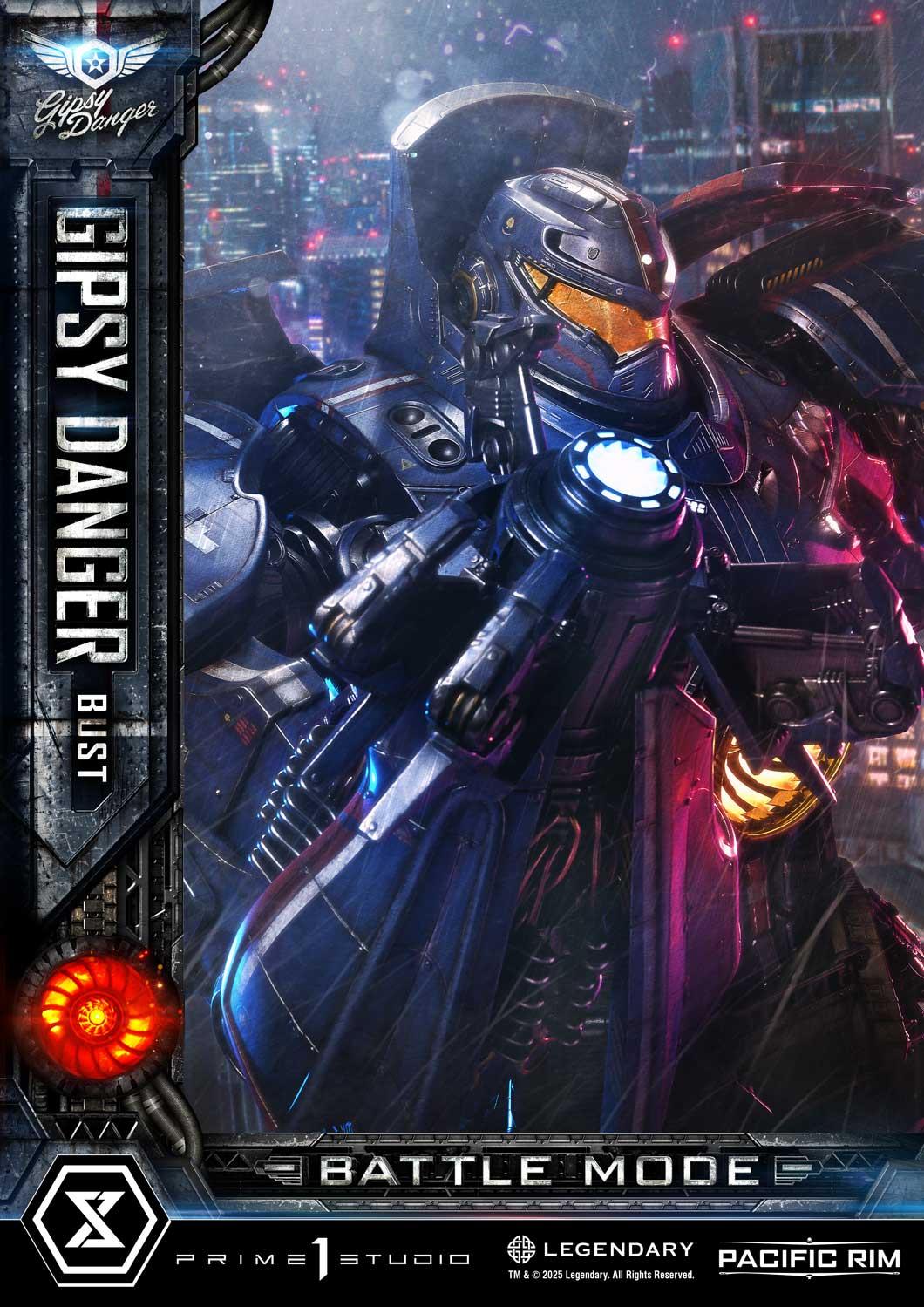 Gipsy Danger Battle Mode Bust Pacific Rim Limited Collectible