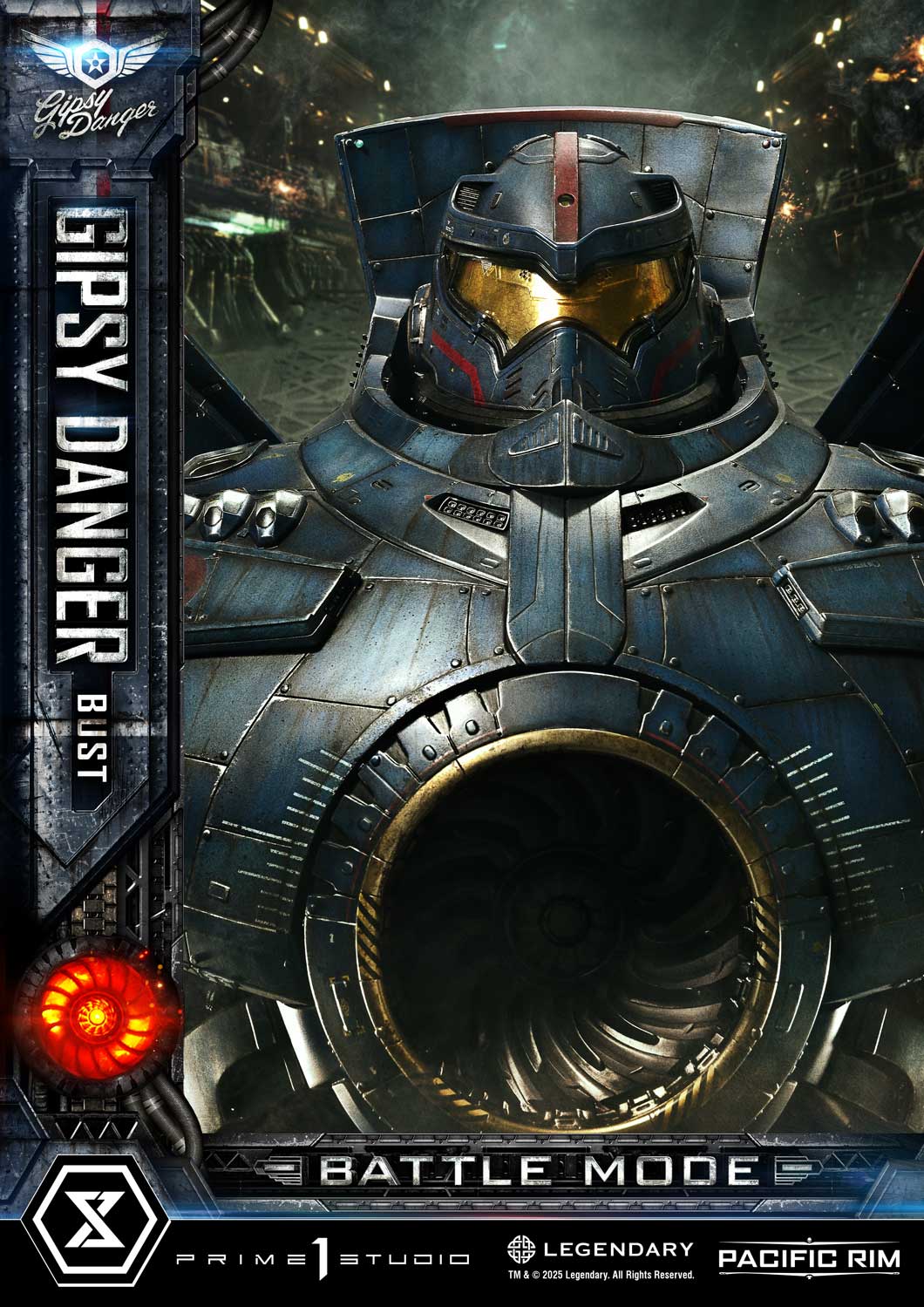Gipsy Danger Battle Mode Bust Pacific Rim Limited Collectible