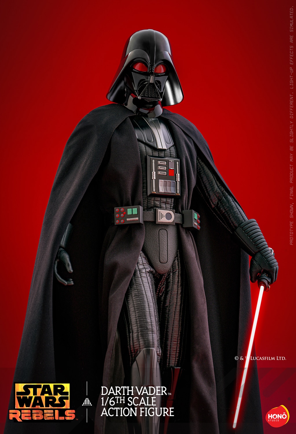 Darth Vader Sixth Scale Figure Star Wars Rebels Limited HONO Studio Collectible
