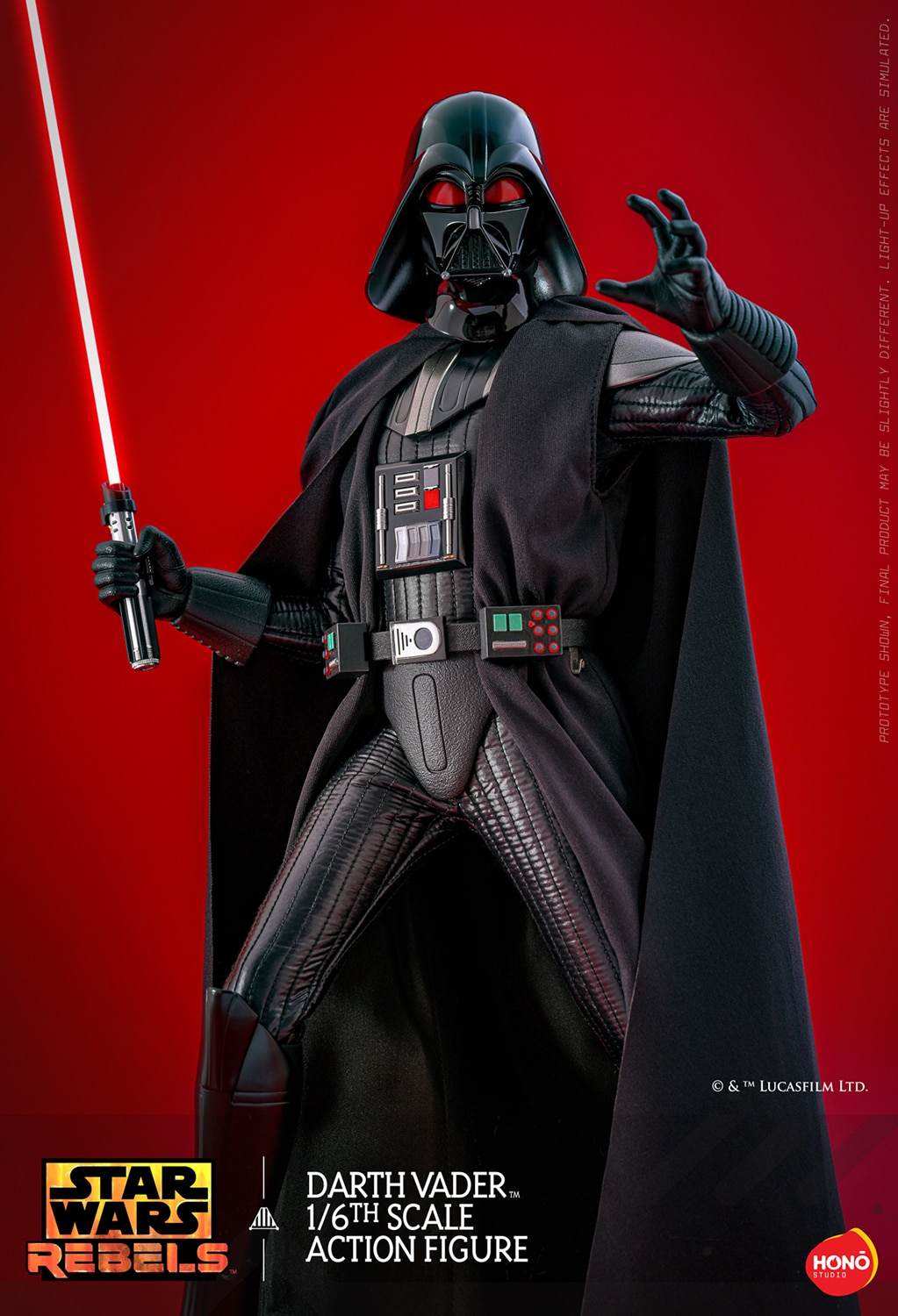 Darth Vader Sixth Scale Figure Star Wars Rebels Limited HONO Studio Collectible