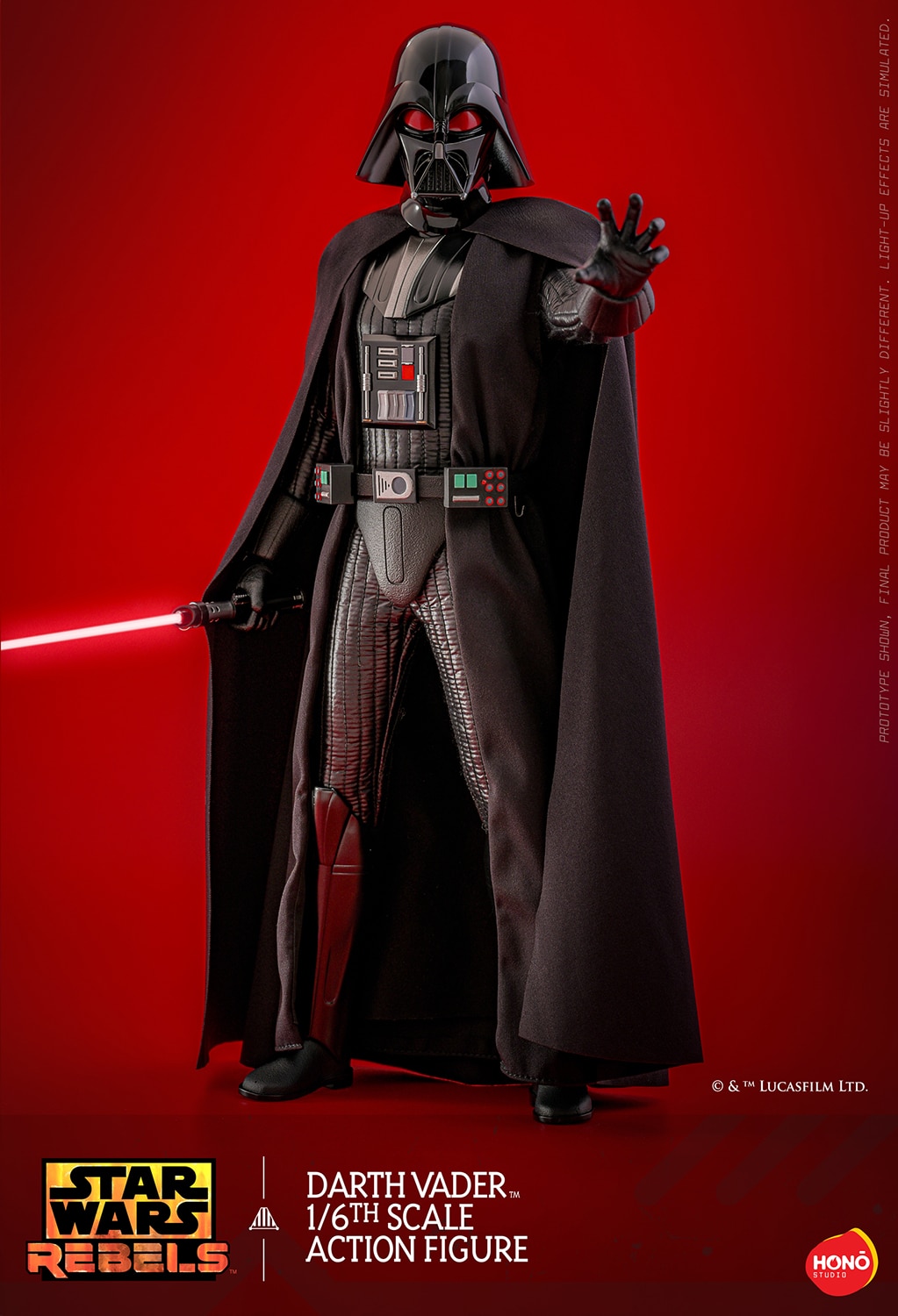 Darth Vader Sixth Scale Figure Star Wars Rebels Limited HONO Studio Collectible