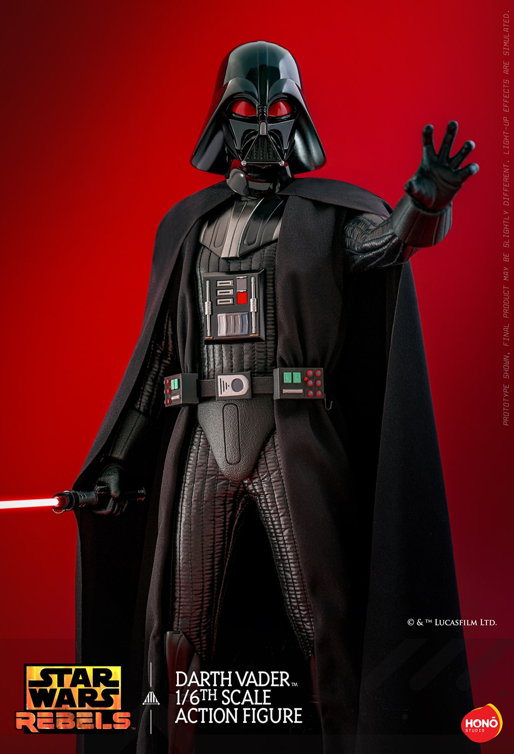 Darth Vader Sixth Scale Figure Star Wars Rebels Limited HONO Studio Collectible