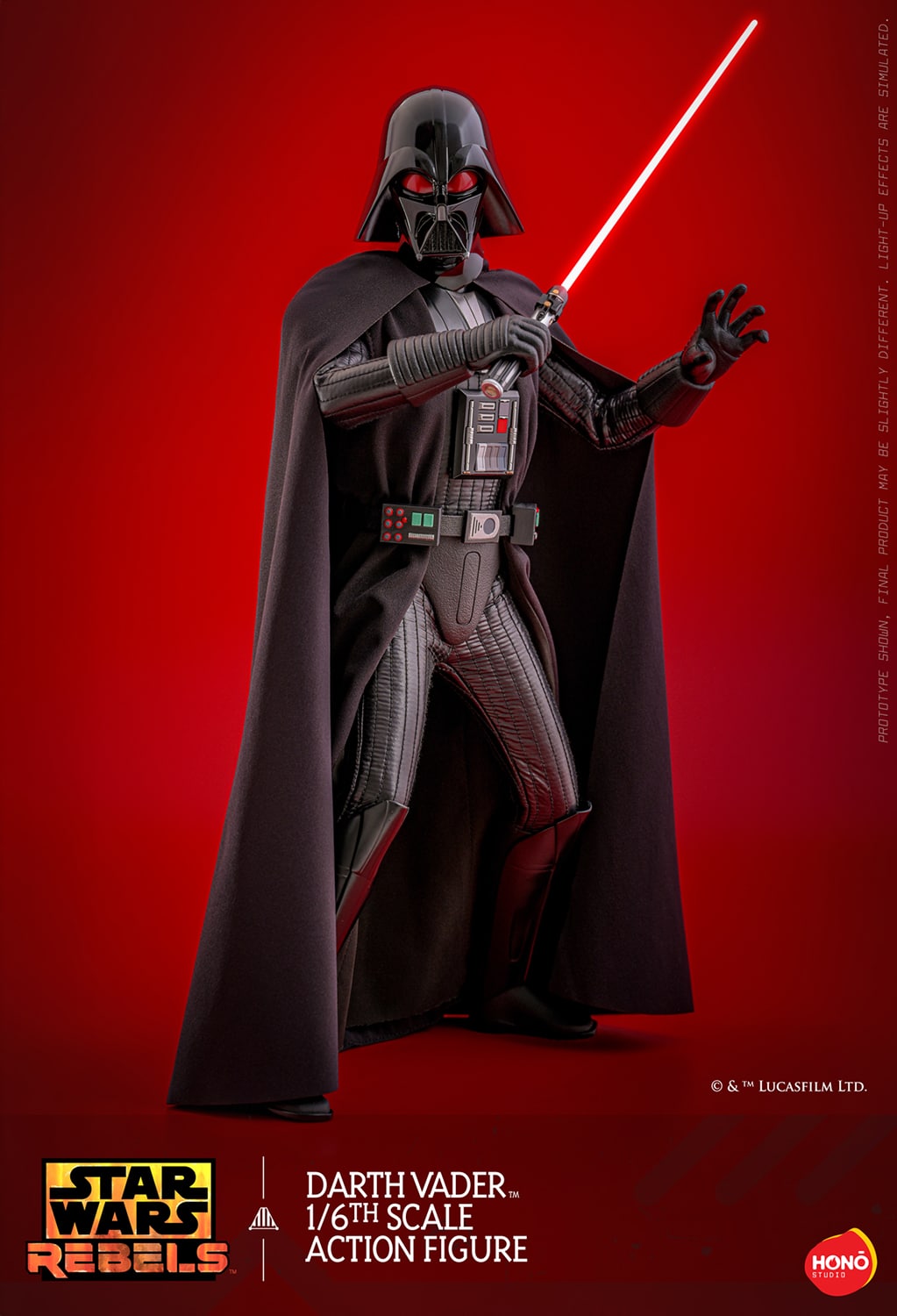 Darth Vader Sixth Scale Figure Star Wars Rebels Limited HONO Studio Collectible