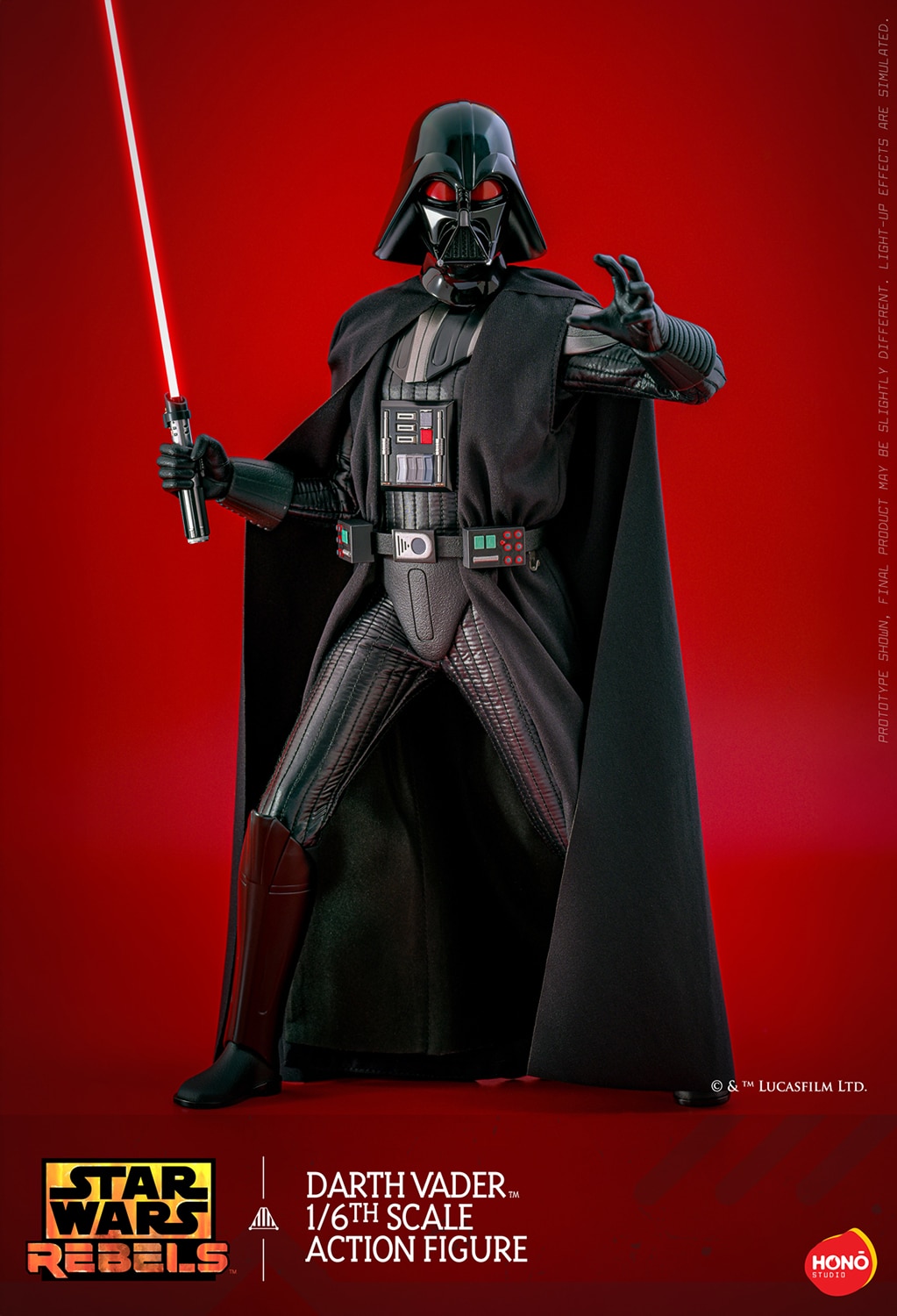 Darth Vader Sixth Scale Figure Star Wars Rebels Limited HONO Studio Collectible