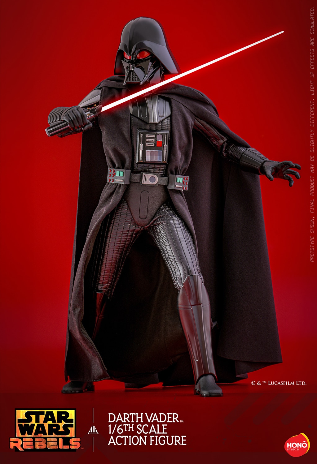 Darth Vader Sixth Scale Figure Star Wars Rebels Limited HONO Studio Collectible
