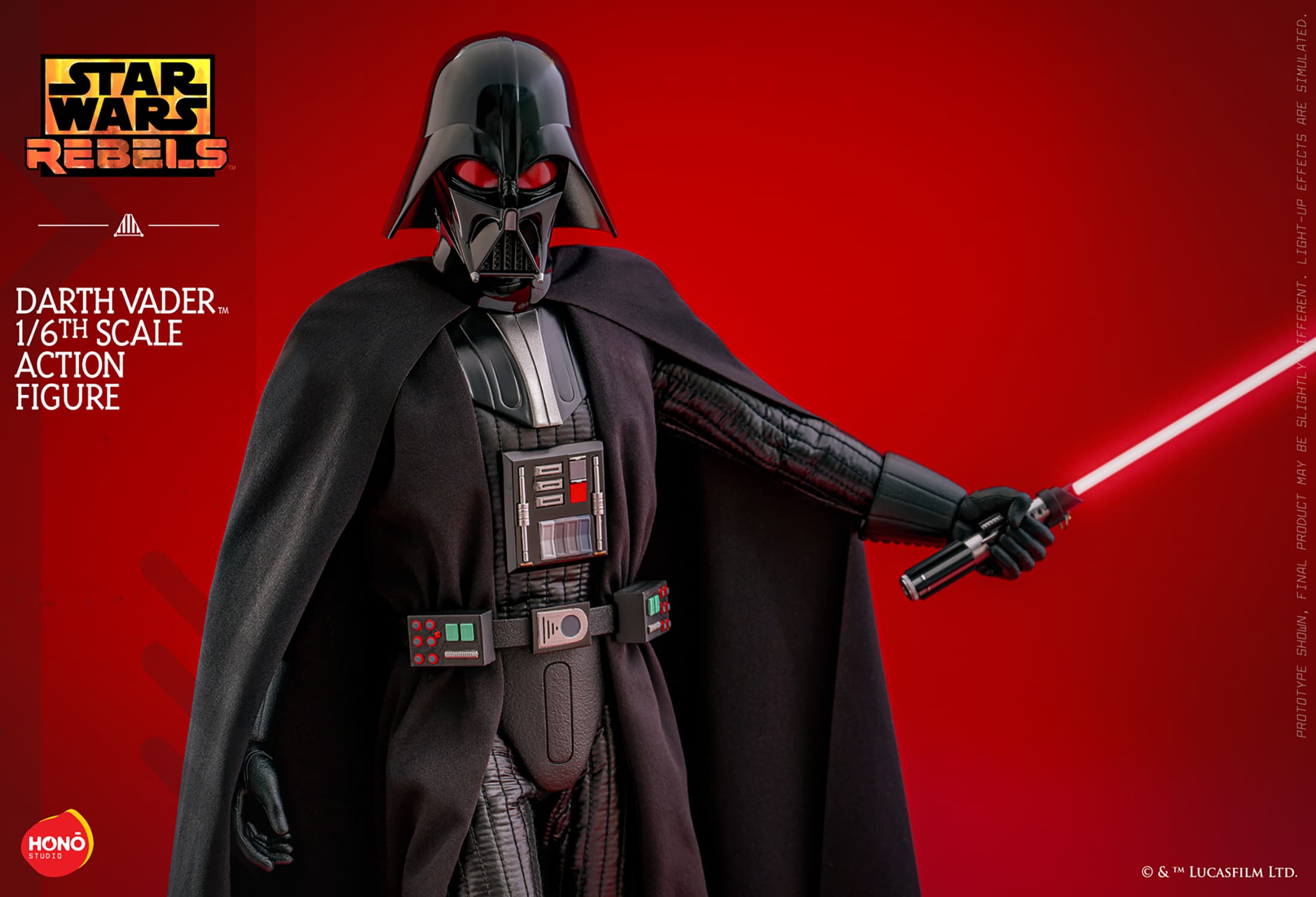 Darth Vader Sixth Scale Figure Star Wars Rebels Limited HONO Studio Collectible