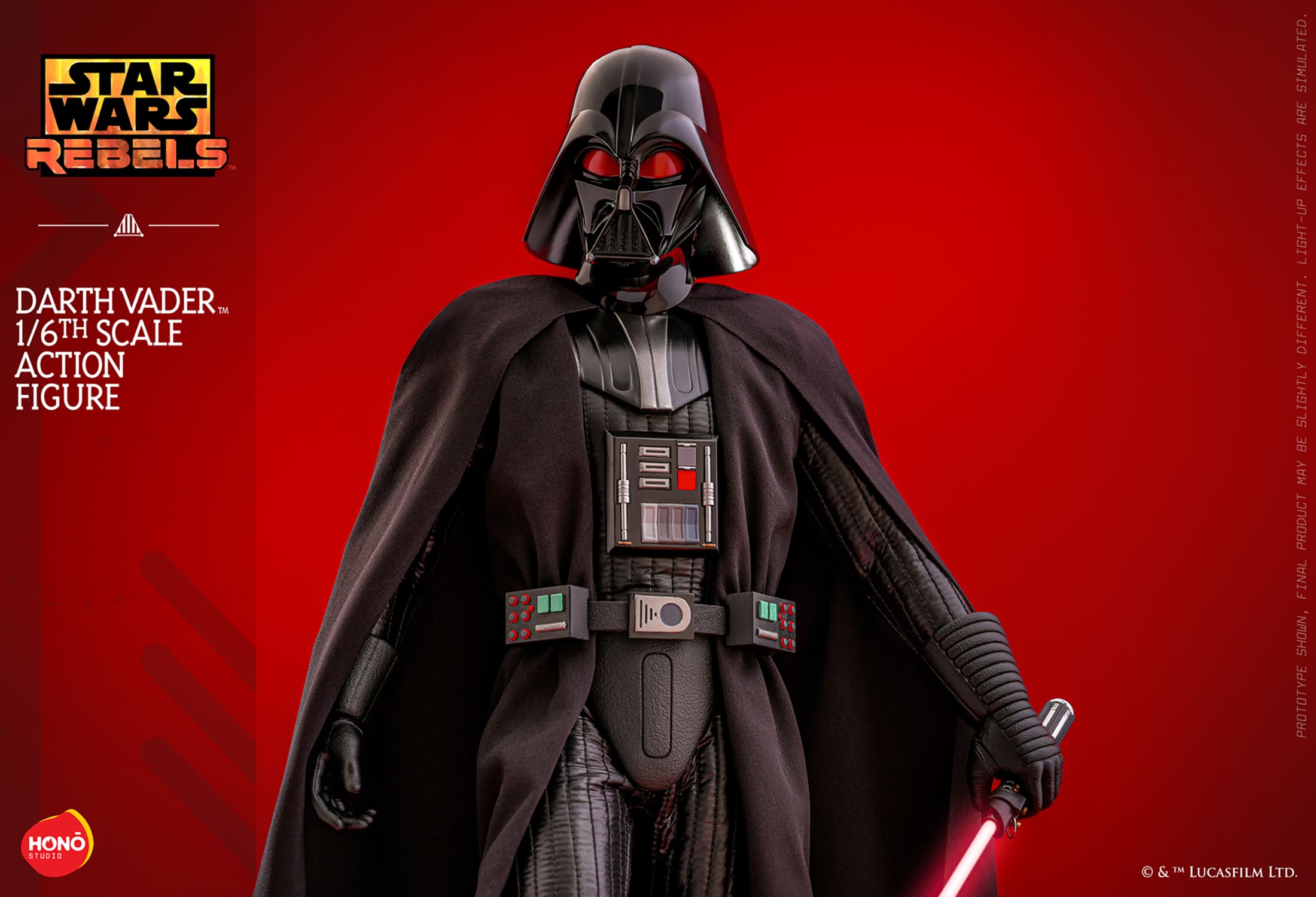 Darth Vader Sixth Scale Figure Star Wars Rebels Limited HONO Studio Collectible