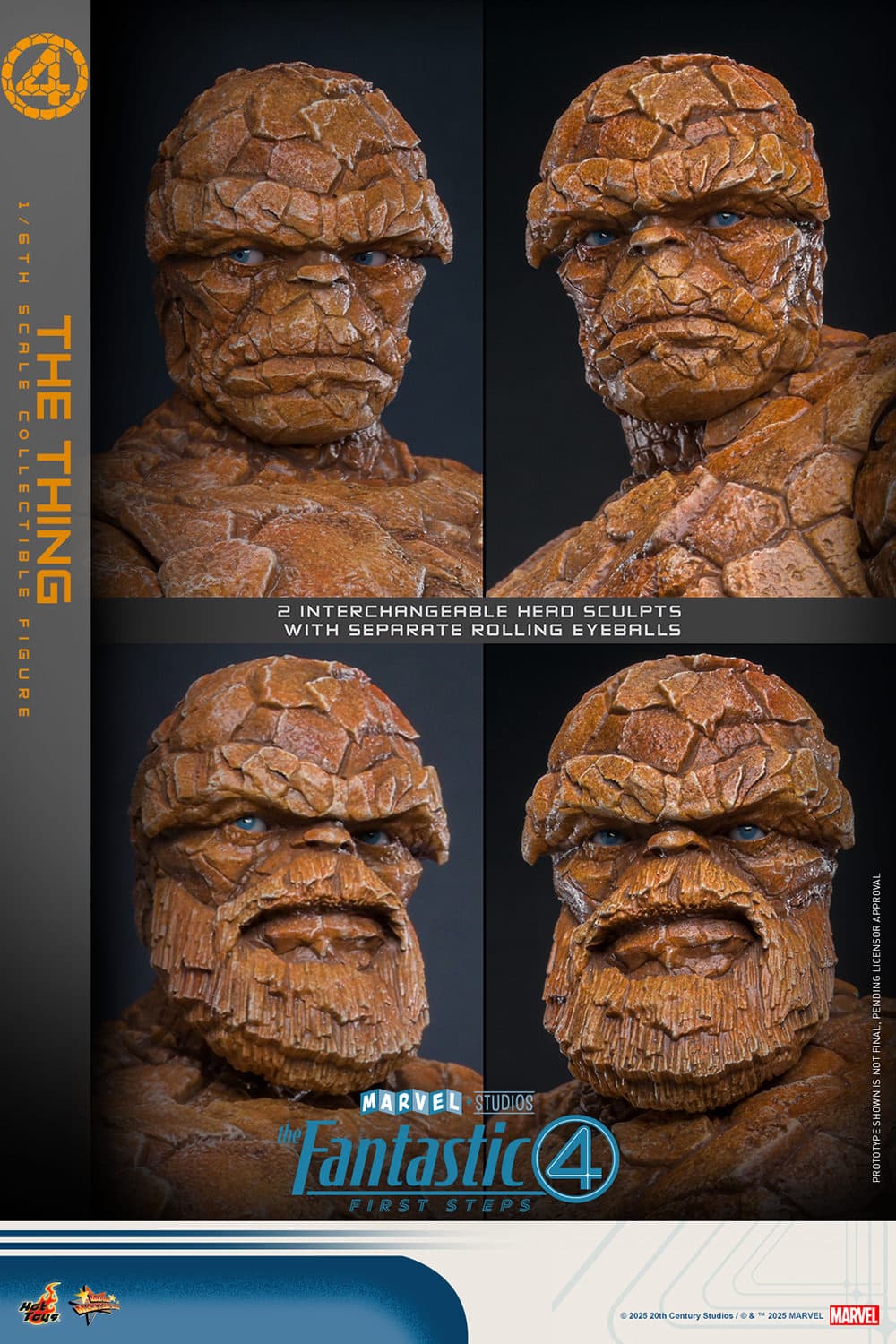 The Thing Sixth Scale Figure Fantastic Four Limited Collectible