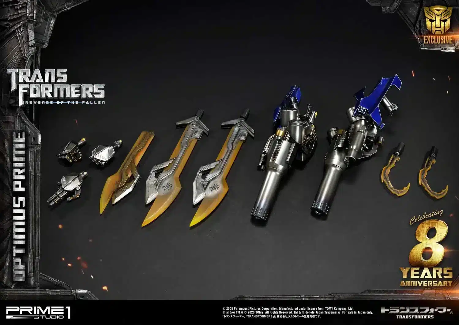 Optimus Prime Statue China/Japan Exclusive Edition MMTFM-28CN Transformers 8th Anniversary