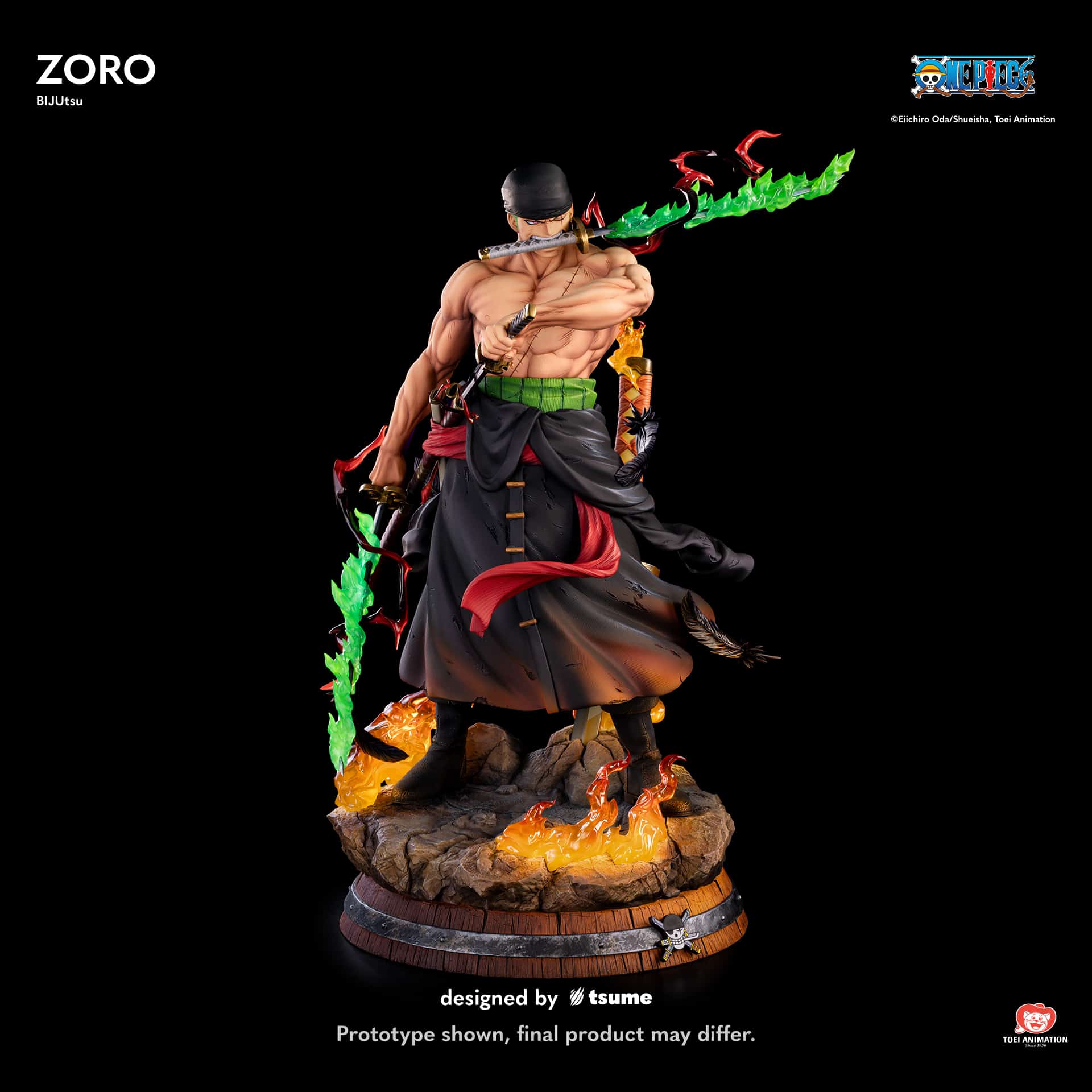 Roronoa Zoro BIJUtsu Statue One Piece Limited 1:4 Scale Anime Collectible