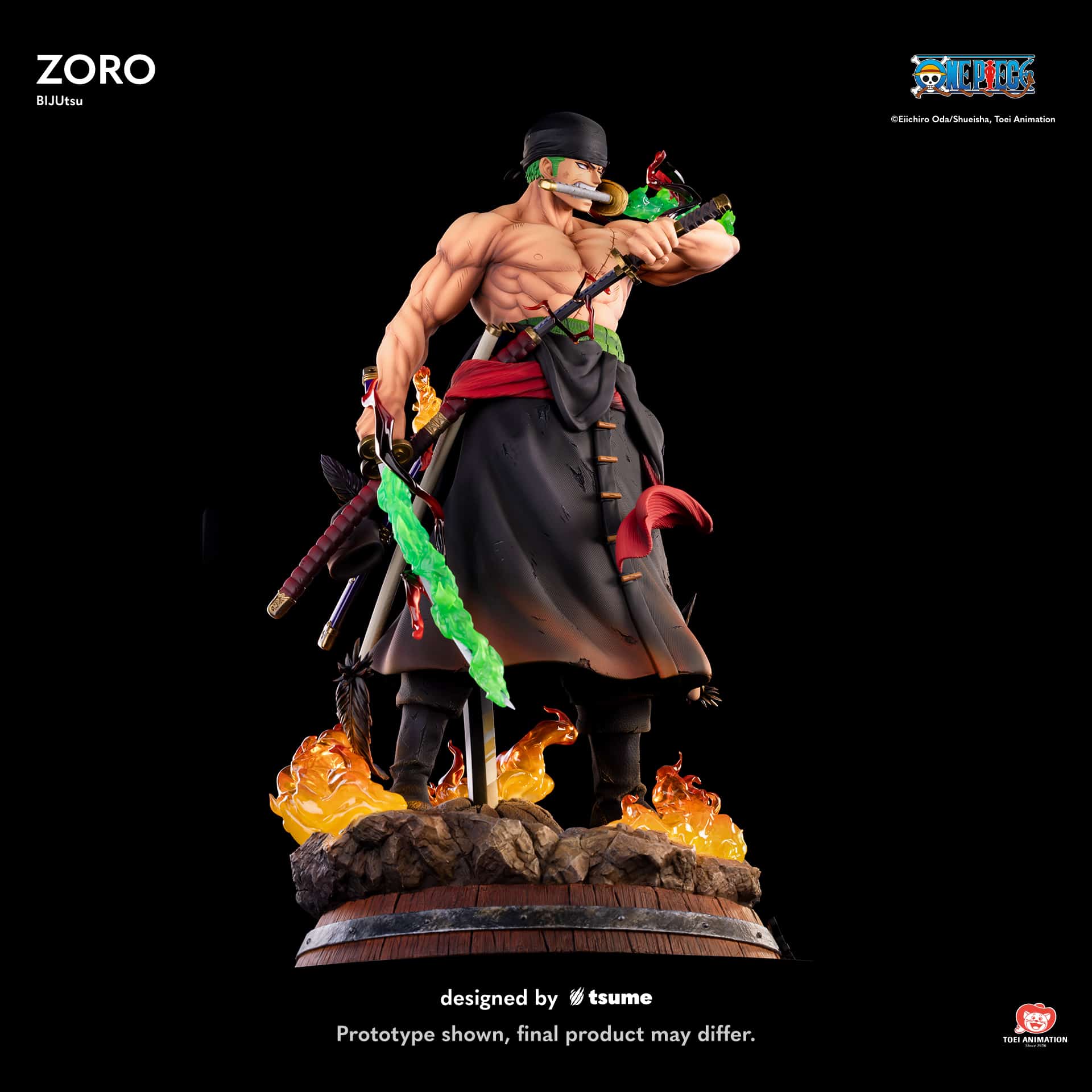 Roronoa Zoro BIJUtsu Statue One Piece Limited 1:4 Scale Anime Collectible