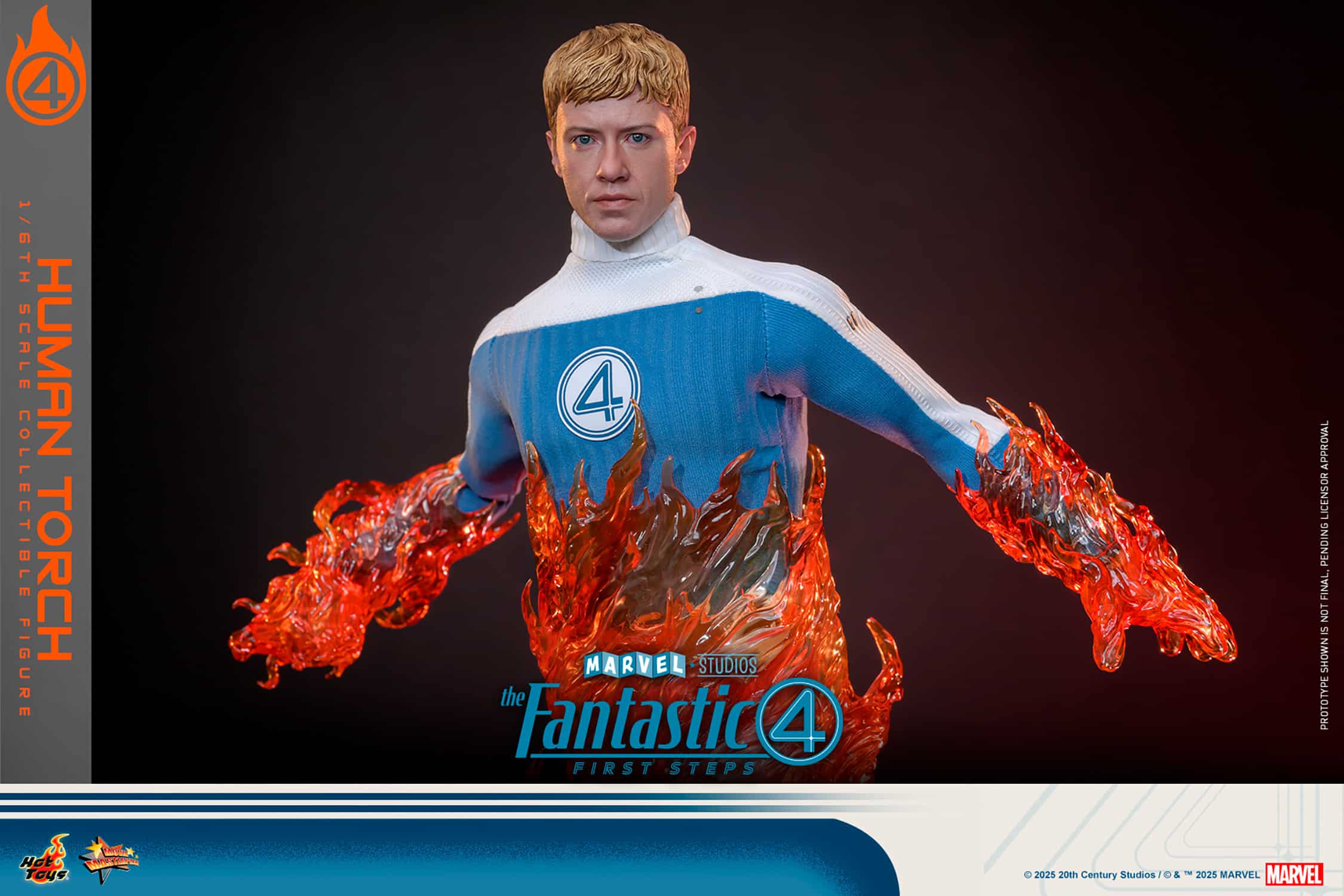 The Human Torch Sixth Scale Figure Fantastic Four Limited Collectible