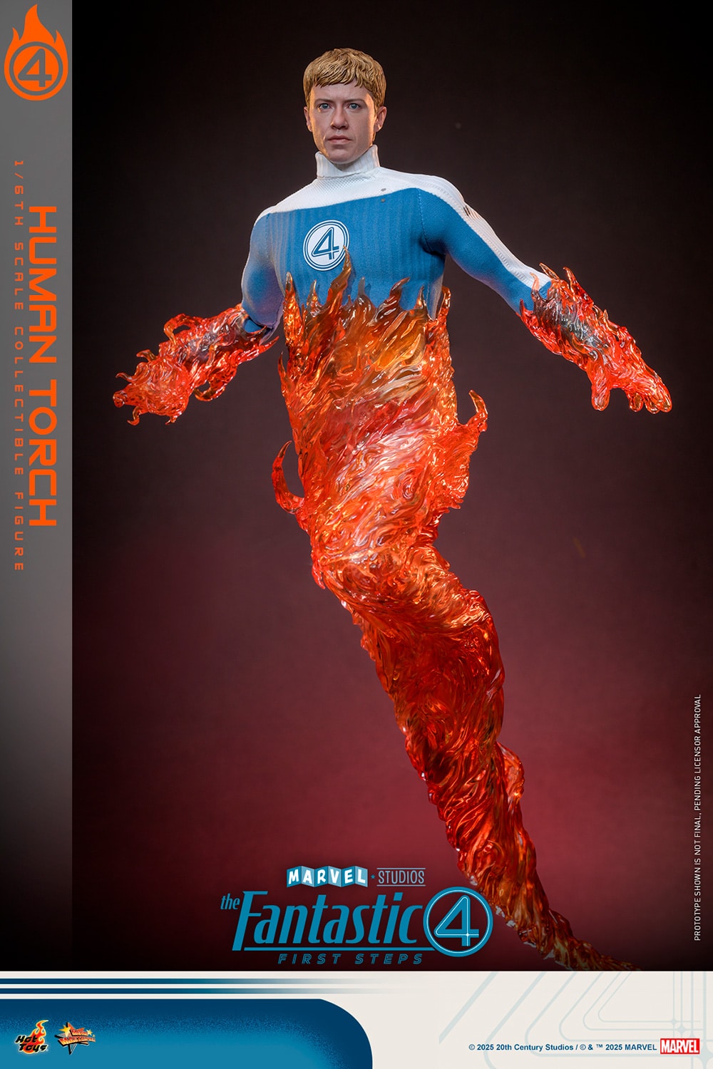 The Human Torch Sixth Scale Figure Fantastic Four Limited Collectible