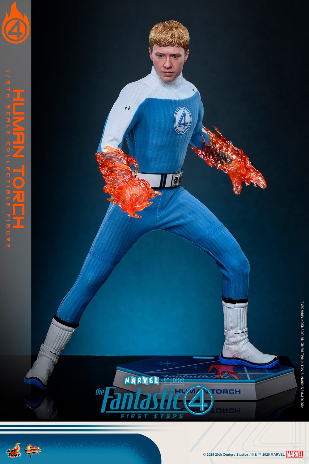The Human Torch Sixth Scale Figure Fantastic Four Limited Collectible