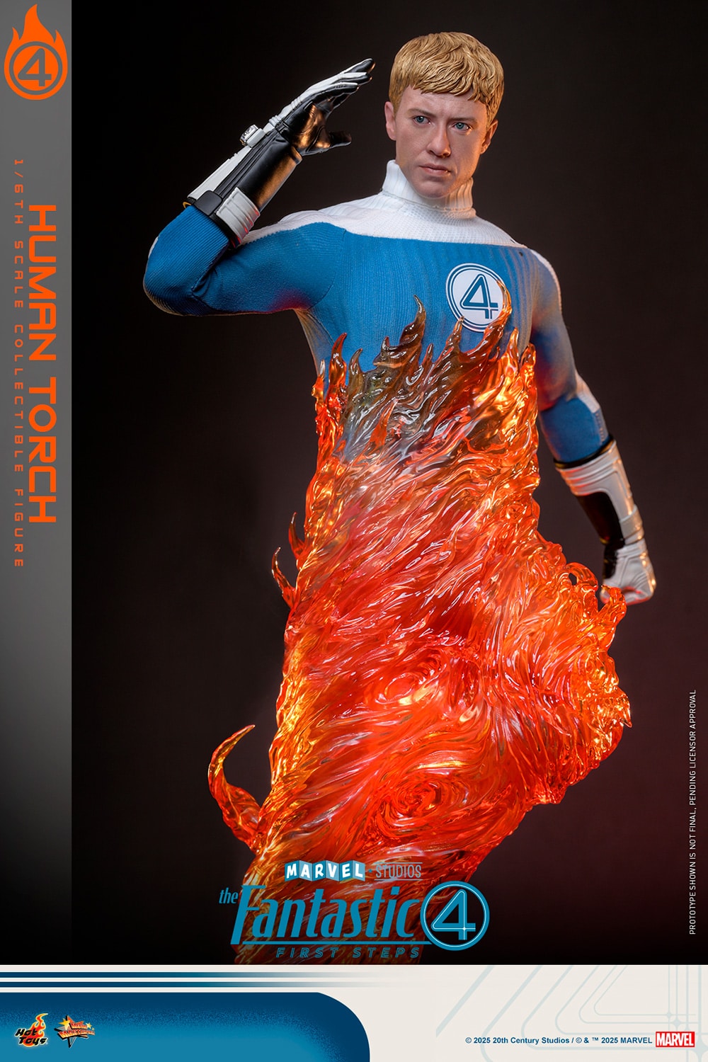 The Human Torch Sixth Scale Figure Fantastic Four Limited Collectible