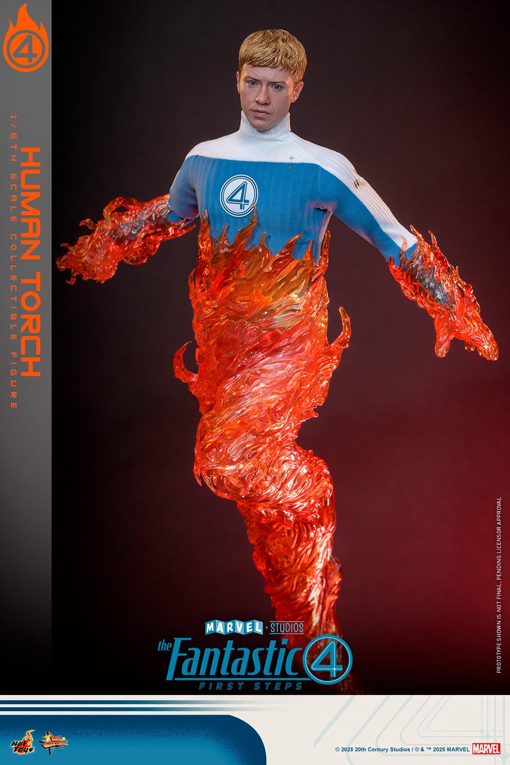 The Human Torch Sixth Scale Figure Fantastic Four Limited Collectible