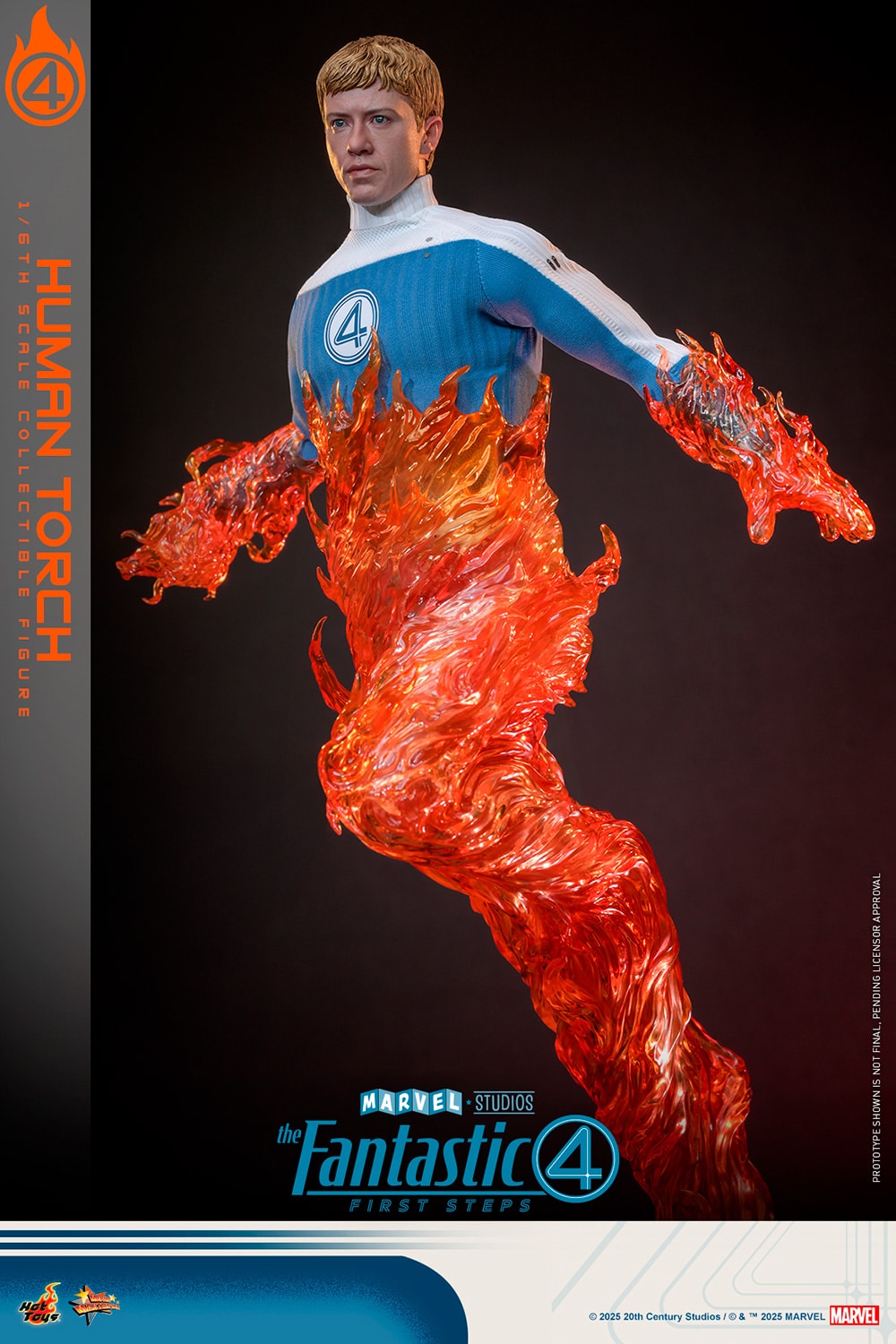 The Human Torch Sixth Scale Figure Fantastic Four Limited Collectible