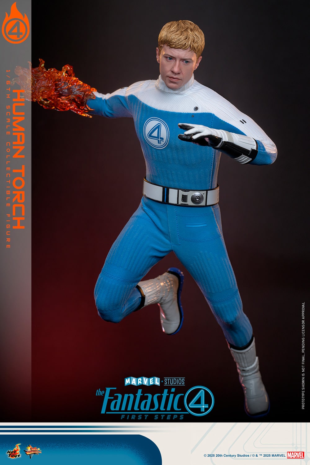 The Human Torch Sixth Scale Figure Fantastic Four Limited Collectible