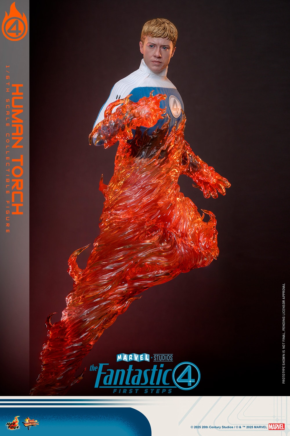 The Human Torch Sixth Scale Figure Fantastic Four Limited Collectible