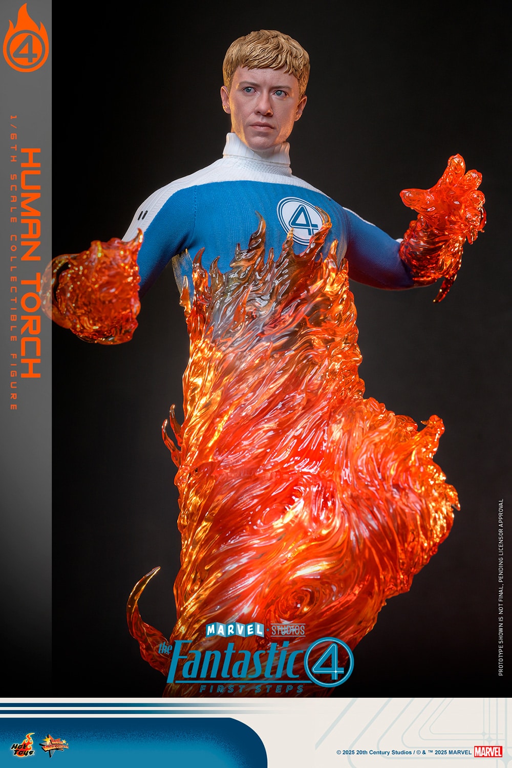 The Human Torch Sixth Scale Figure Fantastic Four Limited Collectible