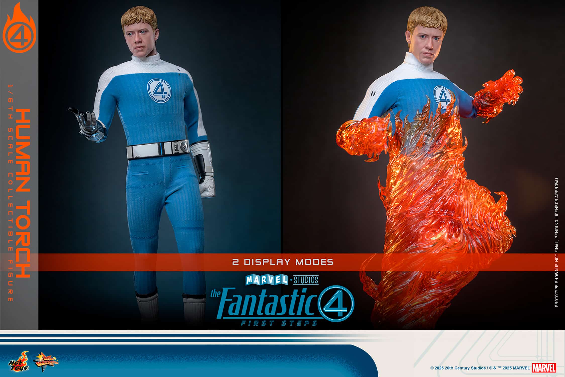 The Human Torch Sixth Scale Figure Fantastic Four Limited Collectible