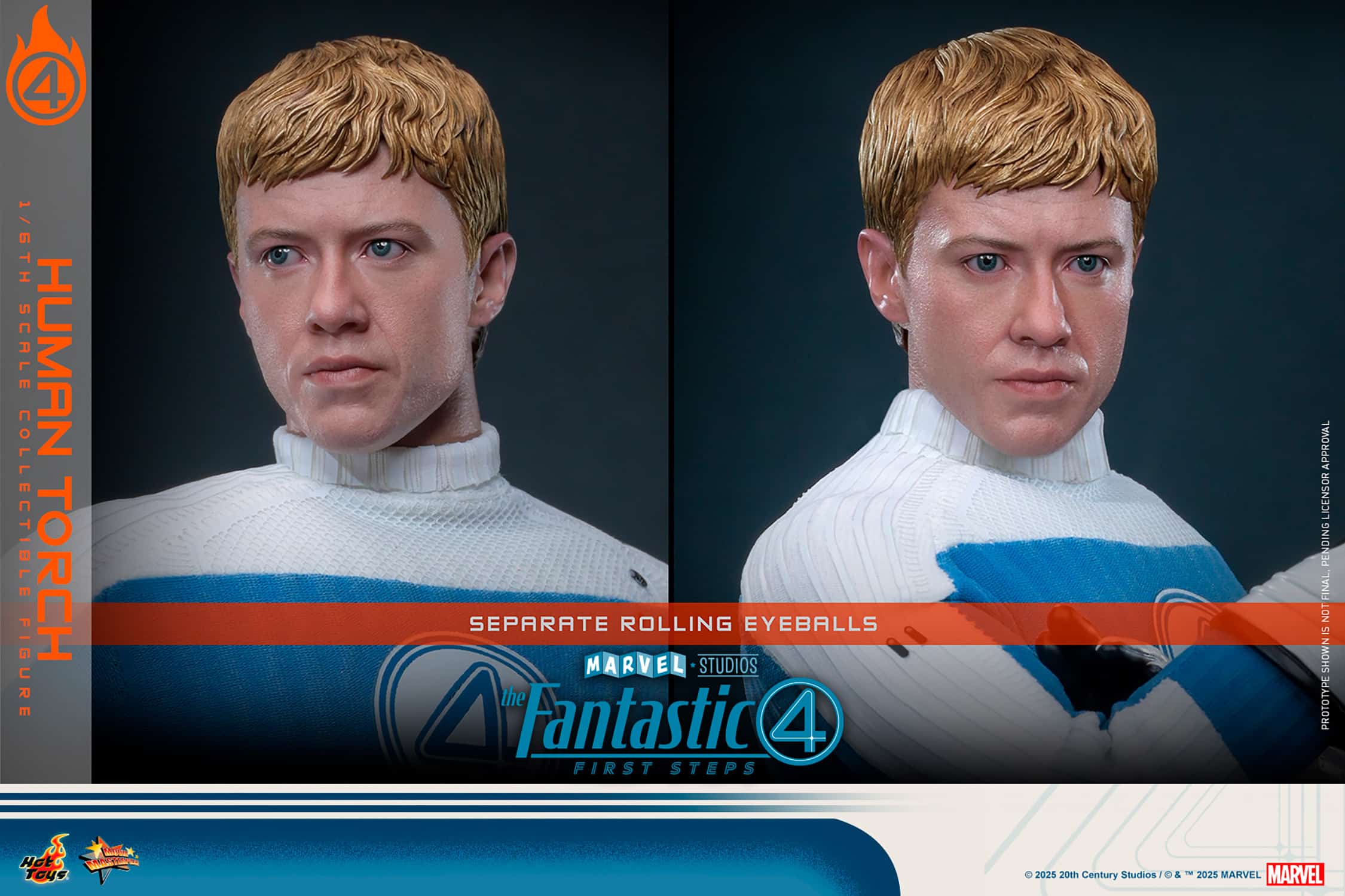 The Human Torch Sixth Scale Figure Fantastic Four Limited Collectible