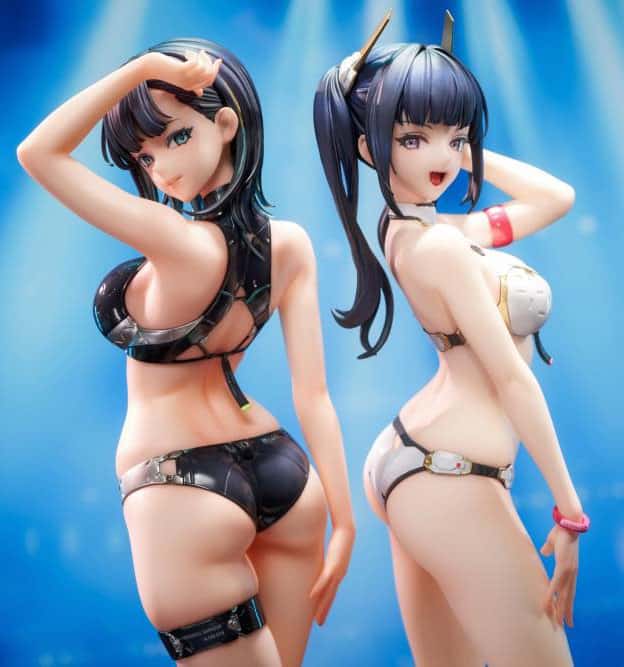 Hakuyou Maruko and Konno Ao Figure Set SSR Hardshell Swimwear Girls
