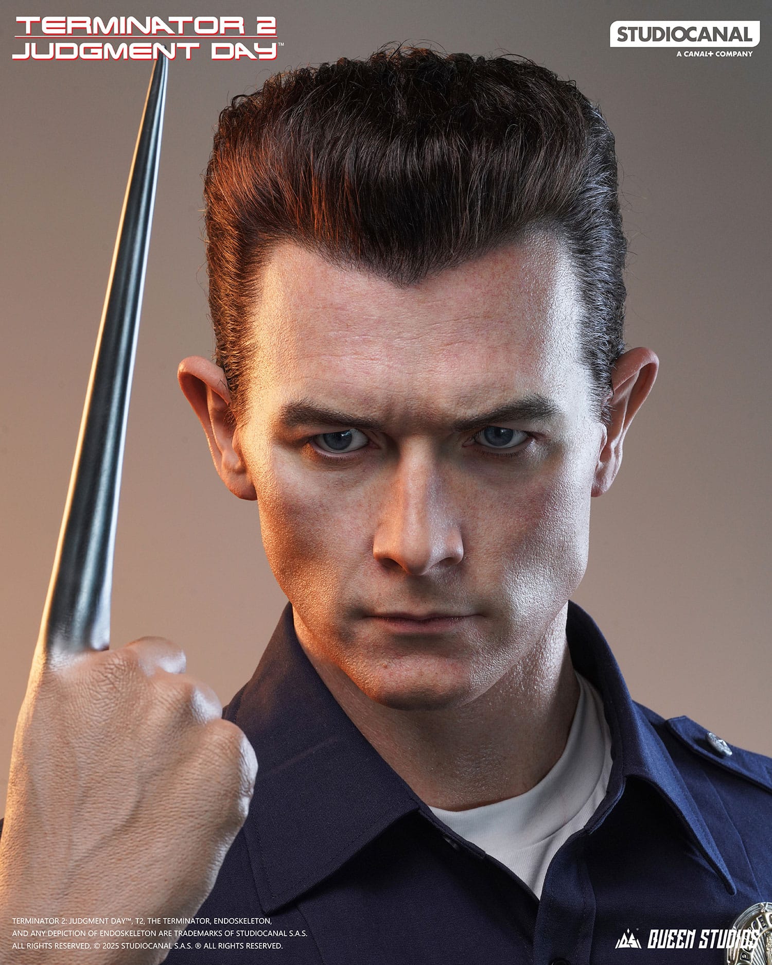 T-1000 Life-Size Bust Terminator 2 Limited Collectible