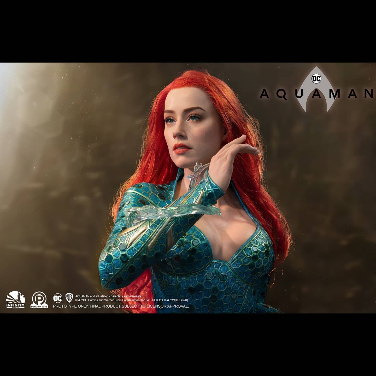 Mera Life-Size Bust Aquaman Limited Collectible
