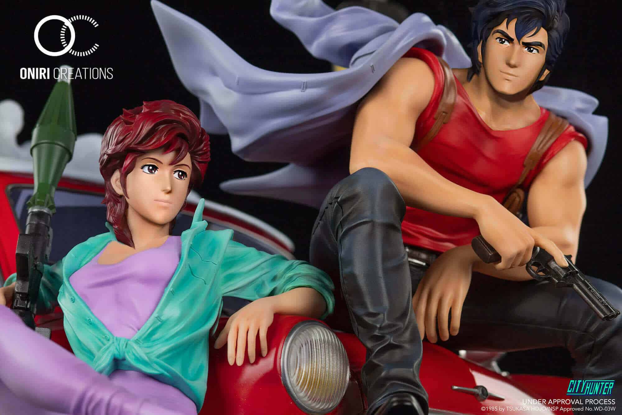 City Hunter 35th Anniversary Statue Ryo and Kaori