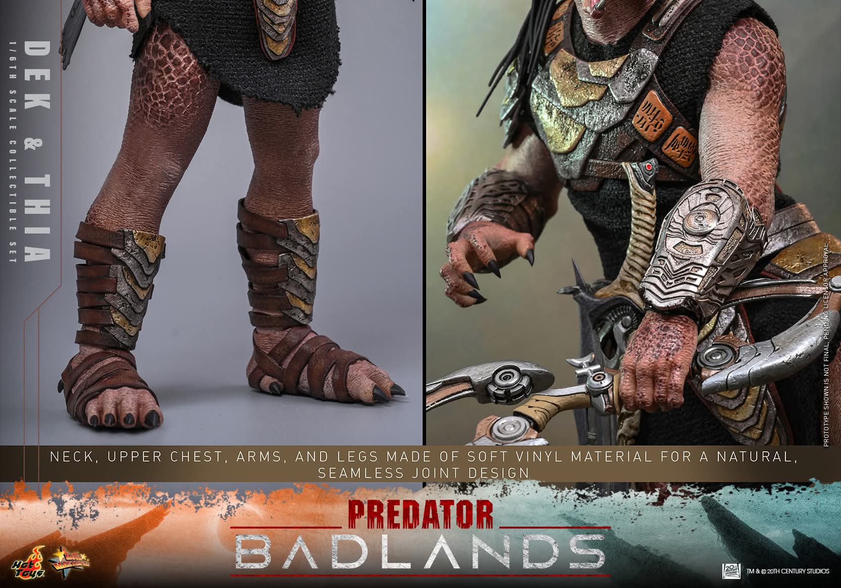 FB_IMG_1763139042396 Dek And Thia Sixth Scale Figure Set Predator Badlands Limited Collectible
