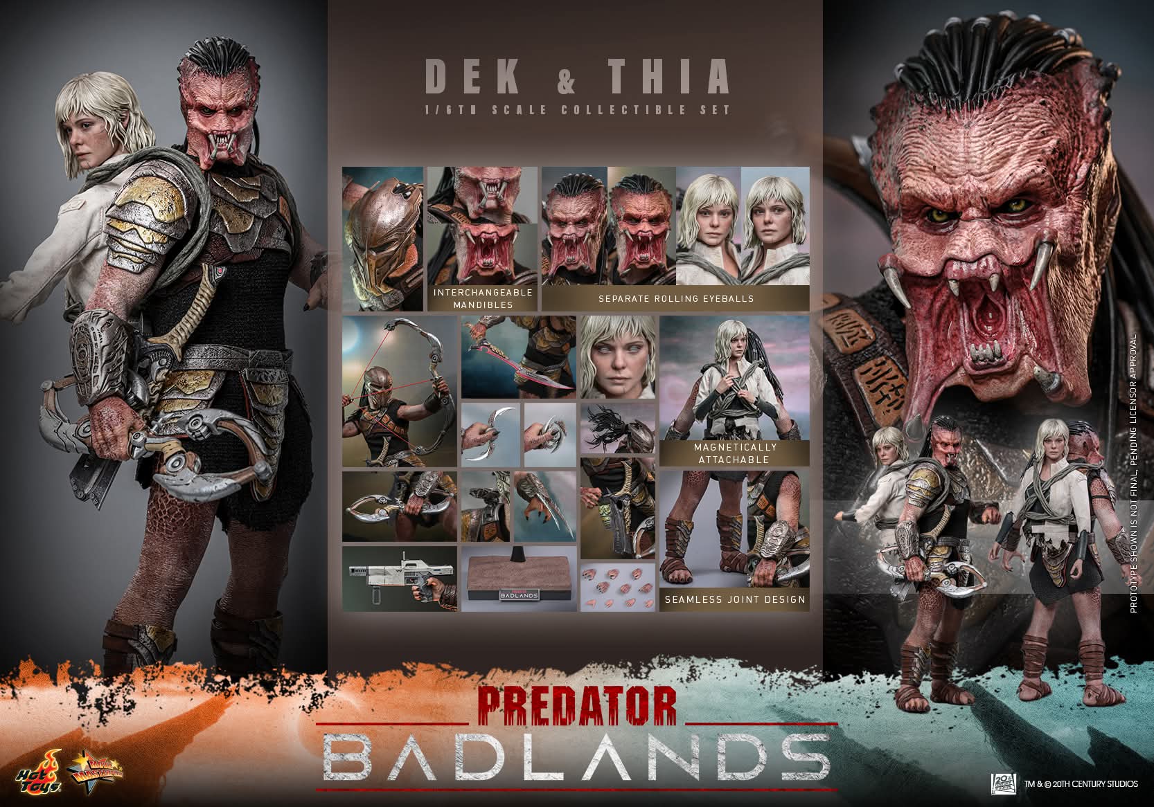 FB_IMG_1763139044604 Dek And Thia Sixth Scale Figure Set Predator Badlands Limited Collectible