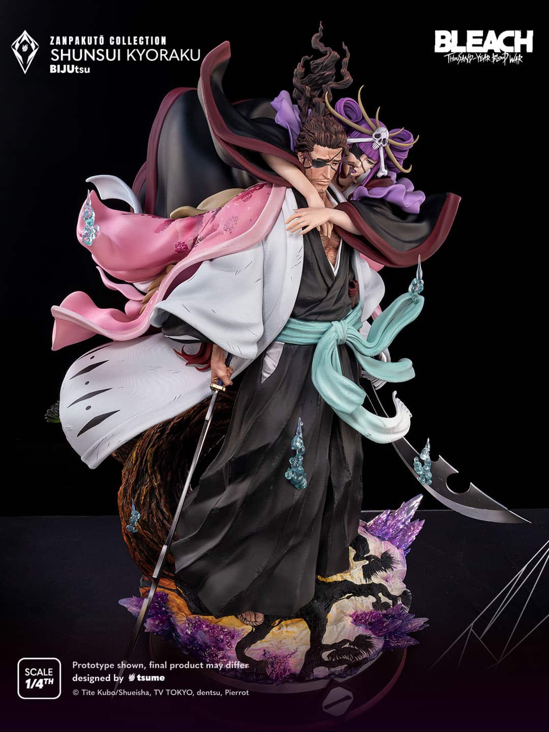Shunsui Kyoraku Statue BIJUtsu BLEACH Zanpakuto Collection
