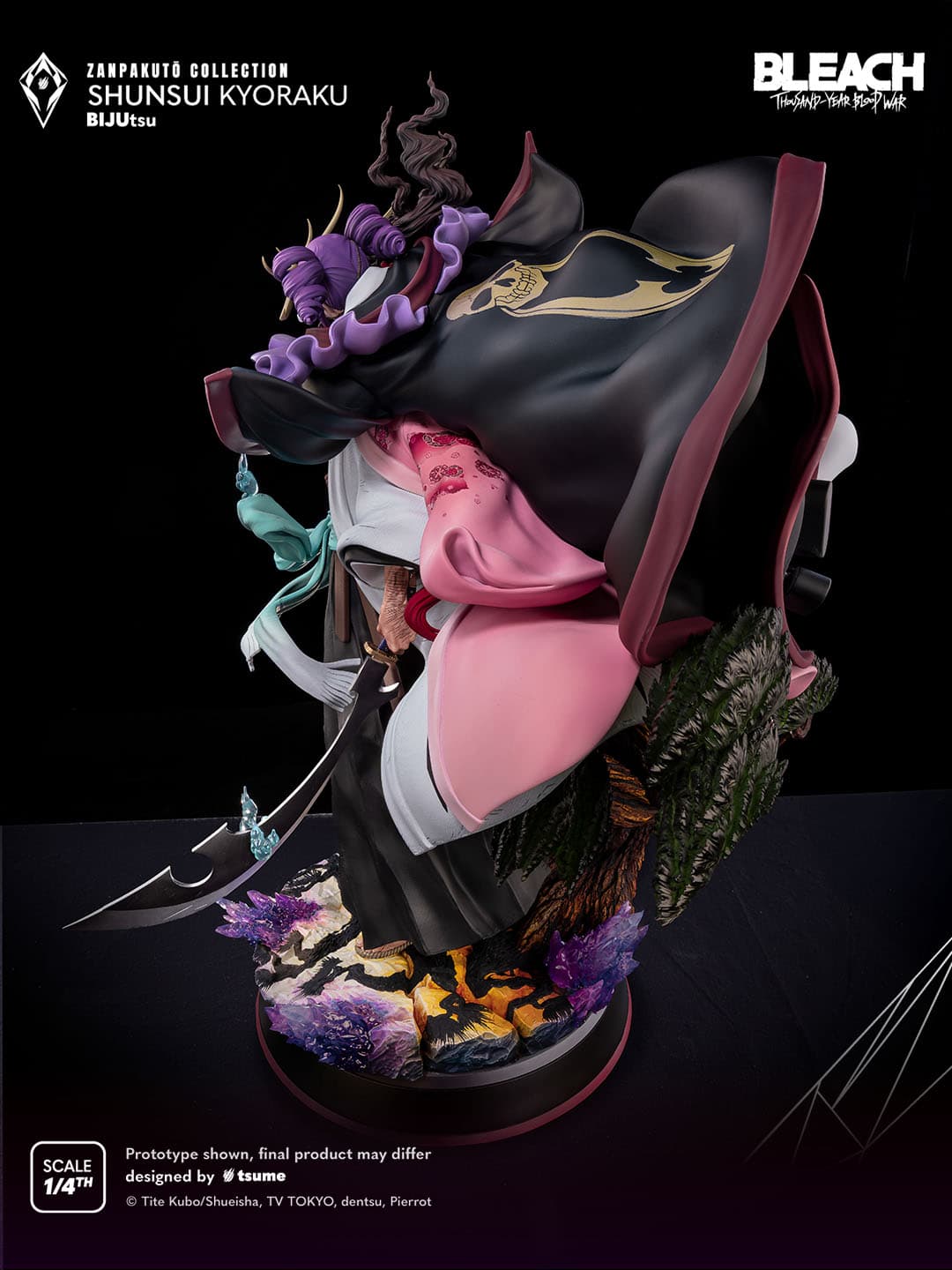 Shunsui Kyoraku Statue BIJUtsu BLEACH Zanpakuto Collection
