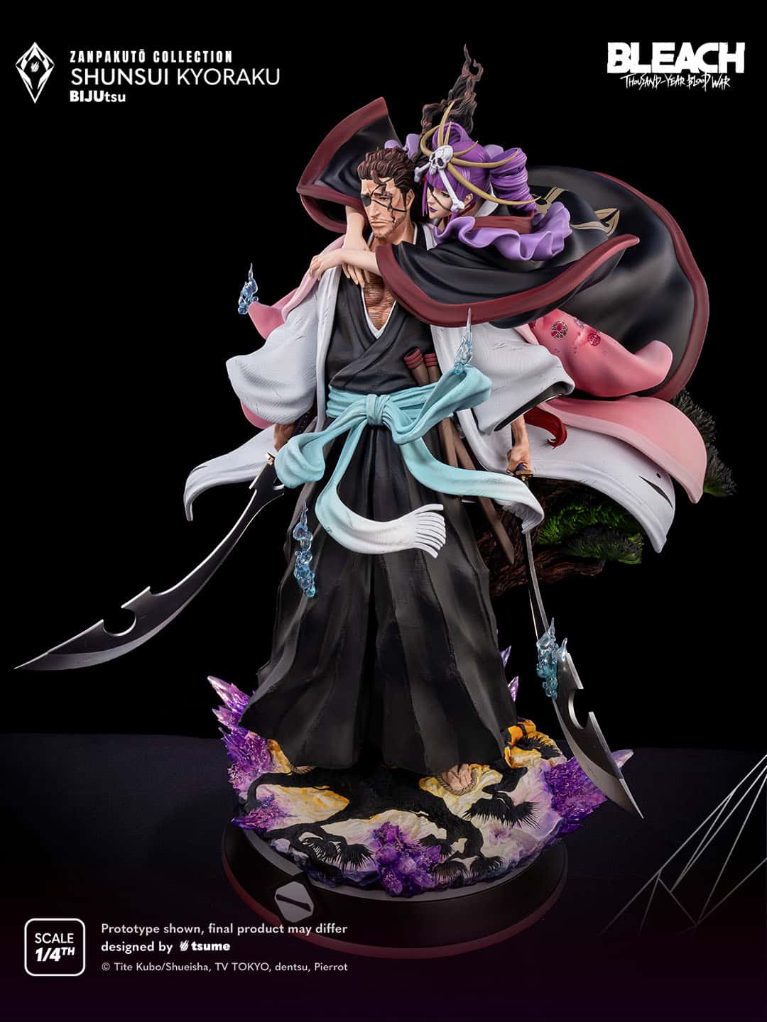 Shunsui Kyoraku Statue BIJUtsu BLEACH Zanpakuto Collection